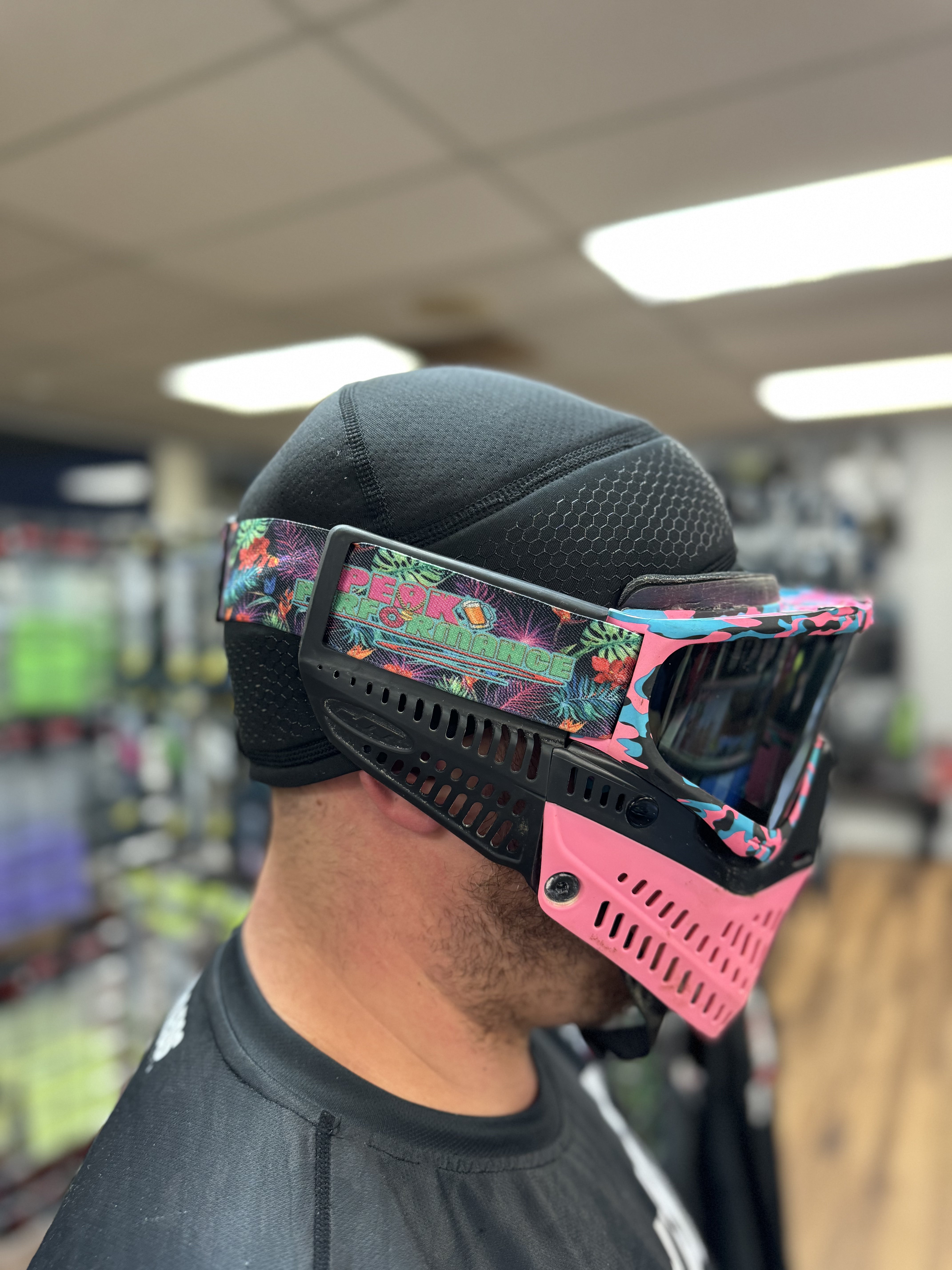 724 Customs Universal Goggle Strap - LE Peak Performance "Kaleidoscope Jungle"