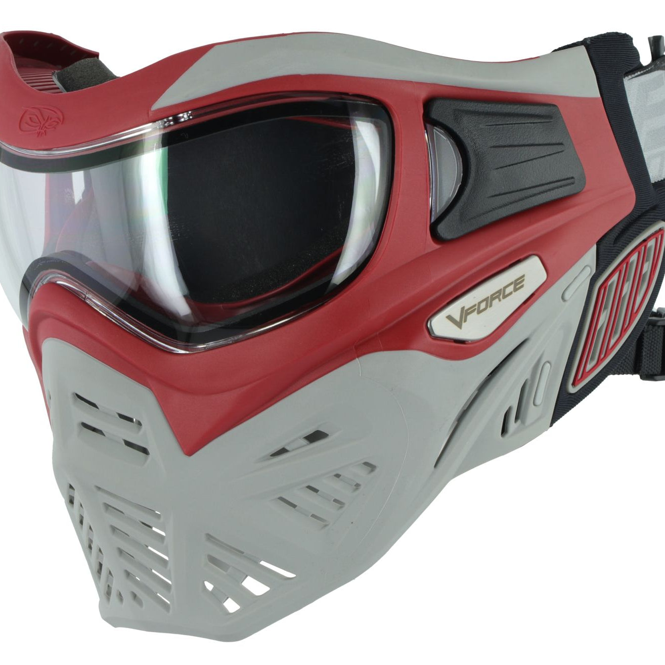 V-Force Grill 2.0 Paintball Mask - Dragon (Red/Grey)