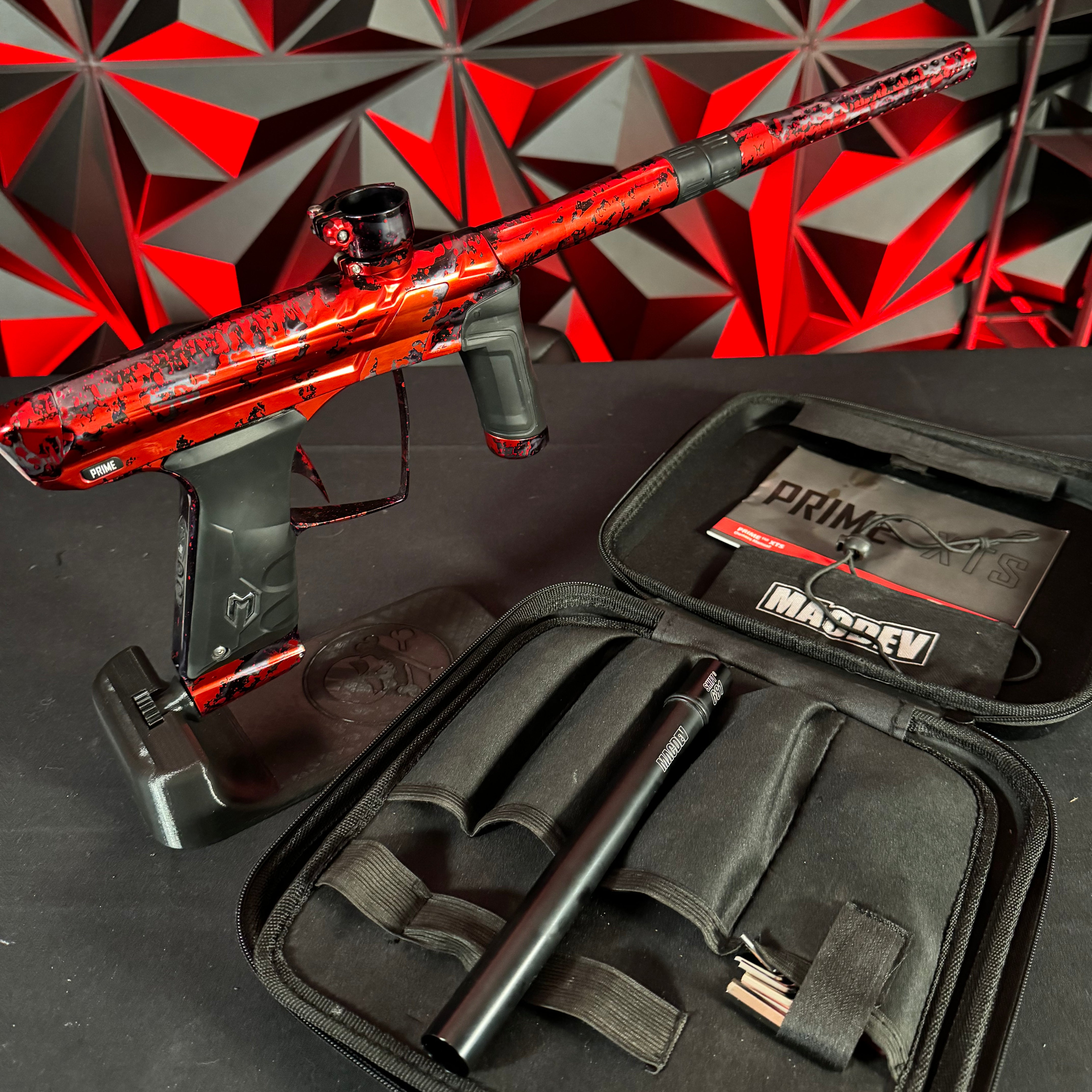 Used MacDev Prime XTS Paintball Gun - LE KC Missouri Allstars Splash