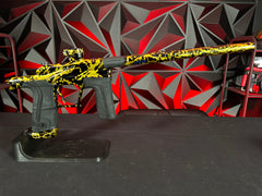 Used Planet Eclipse LV2 Paintball Gun - LE Polished Black/Gold Splash