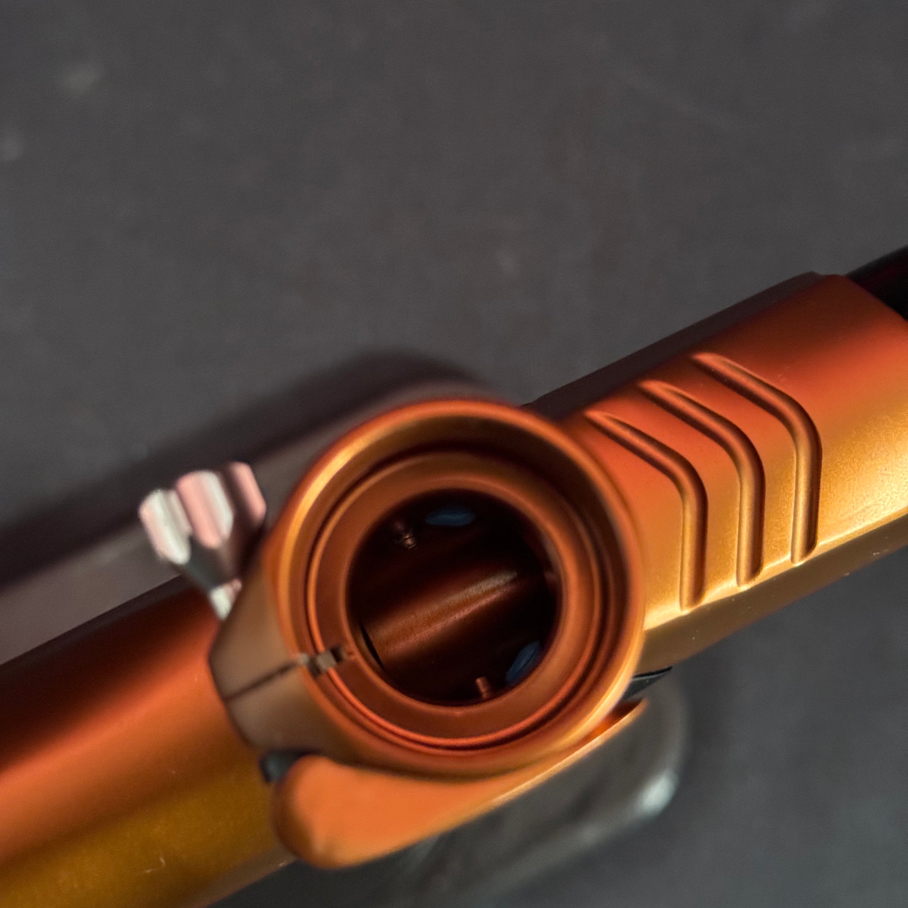 Used Shocker Amp Paintball Gun - Brown w/ FDE Grips