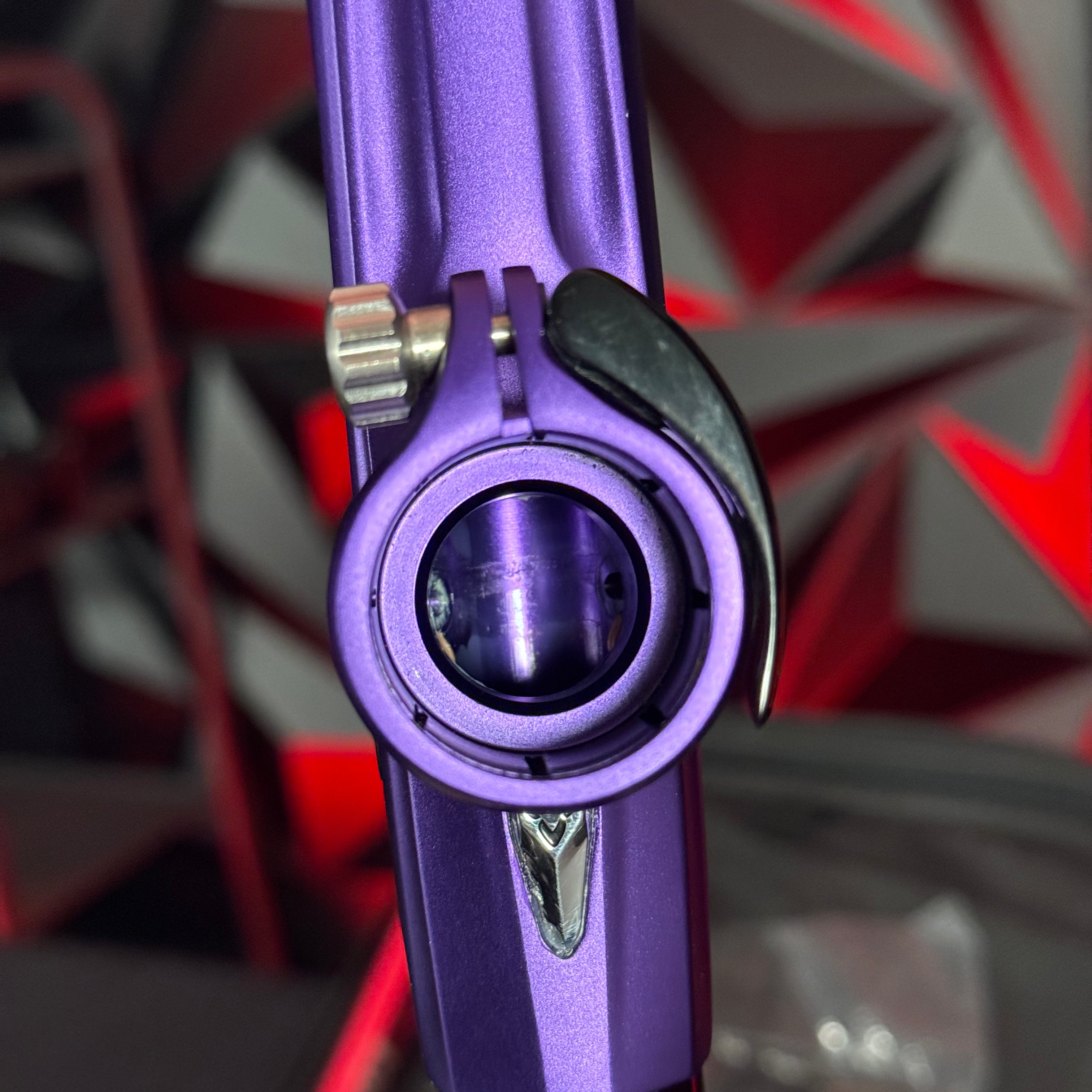 Used DLX Luxe X Paintball Gun - Dust Purple/Polished Black