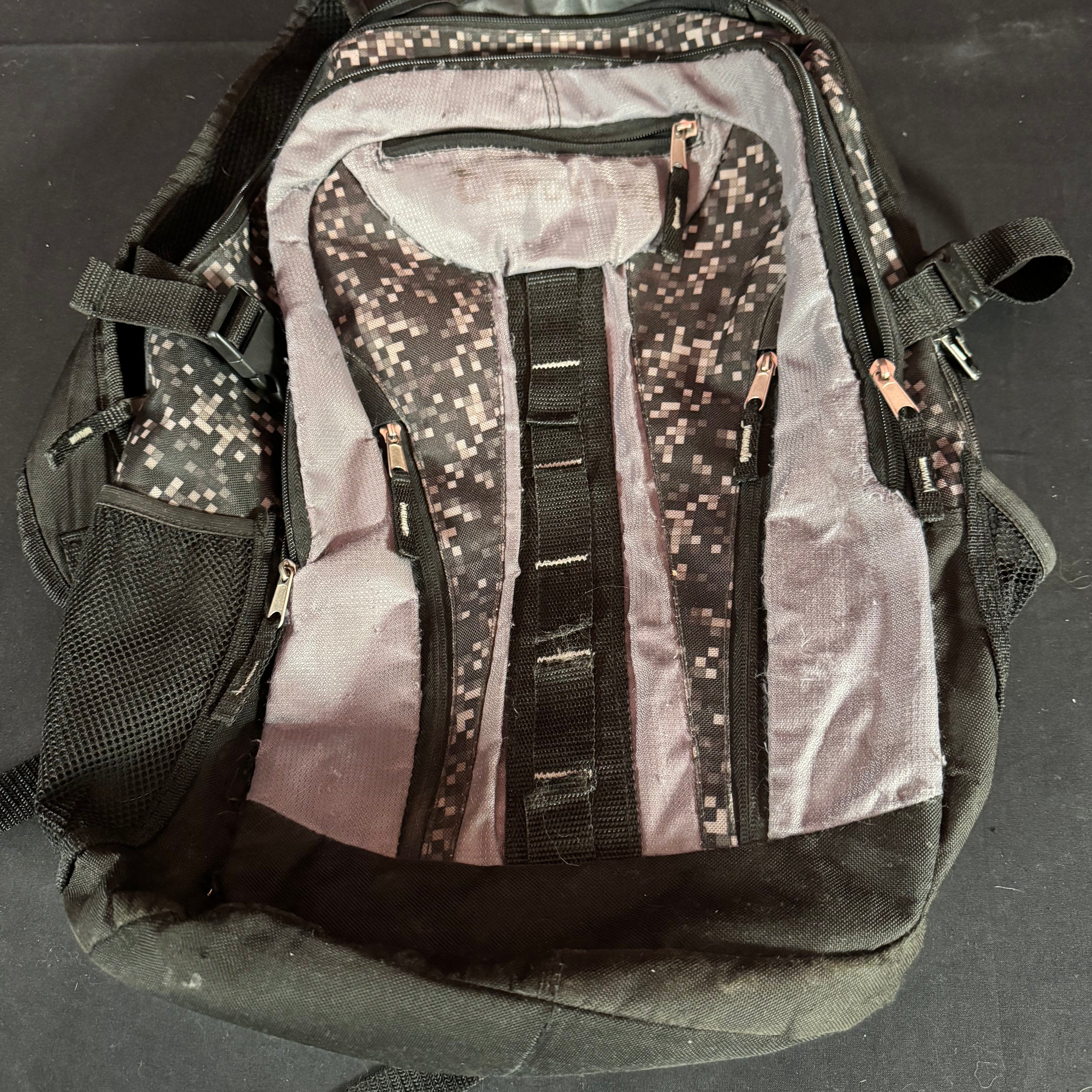Used Camoflauge Bookbag