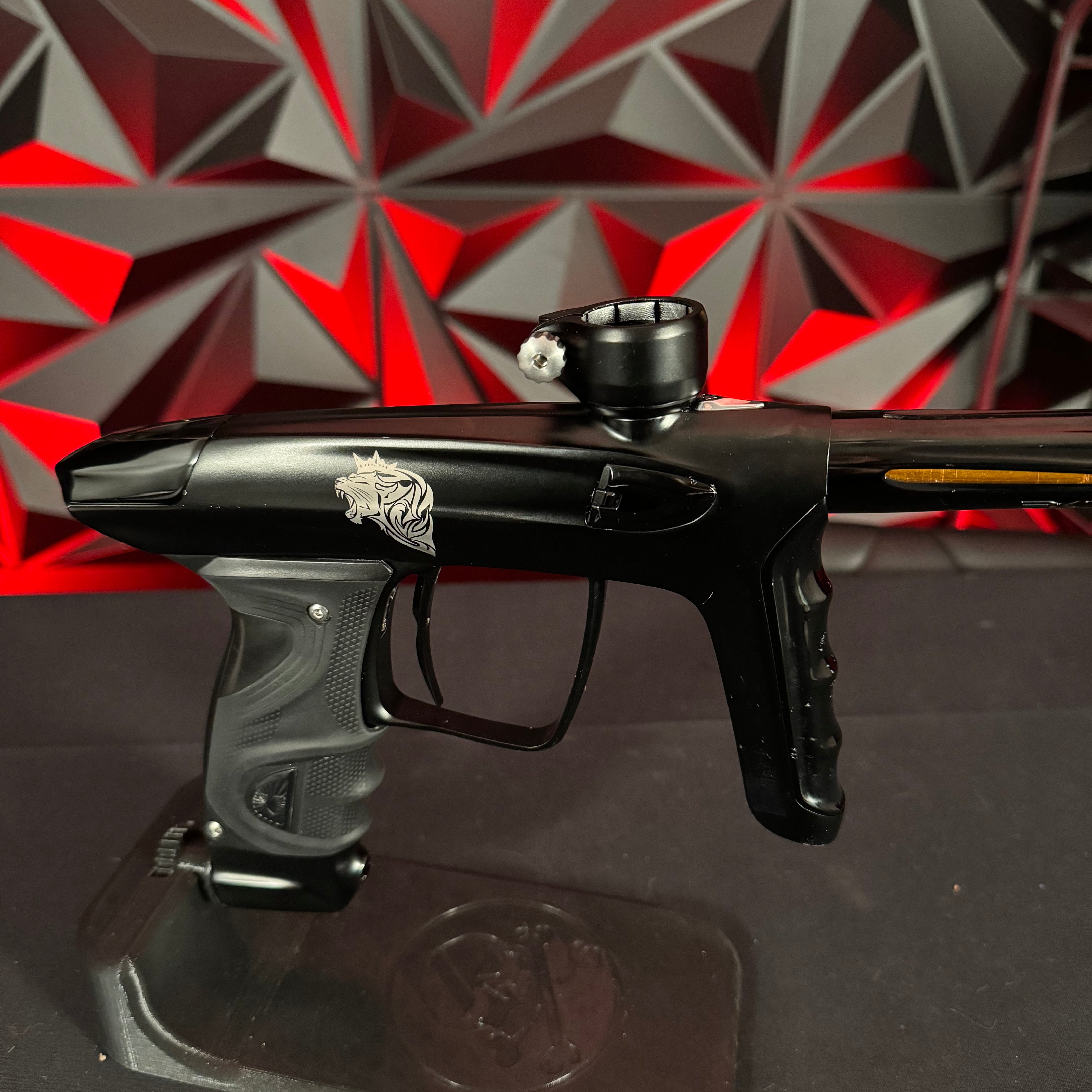 Used DLX TM40 Paintball Gun - Black w/Custom Engraving