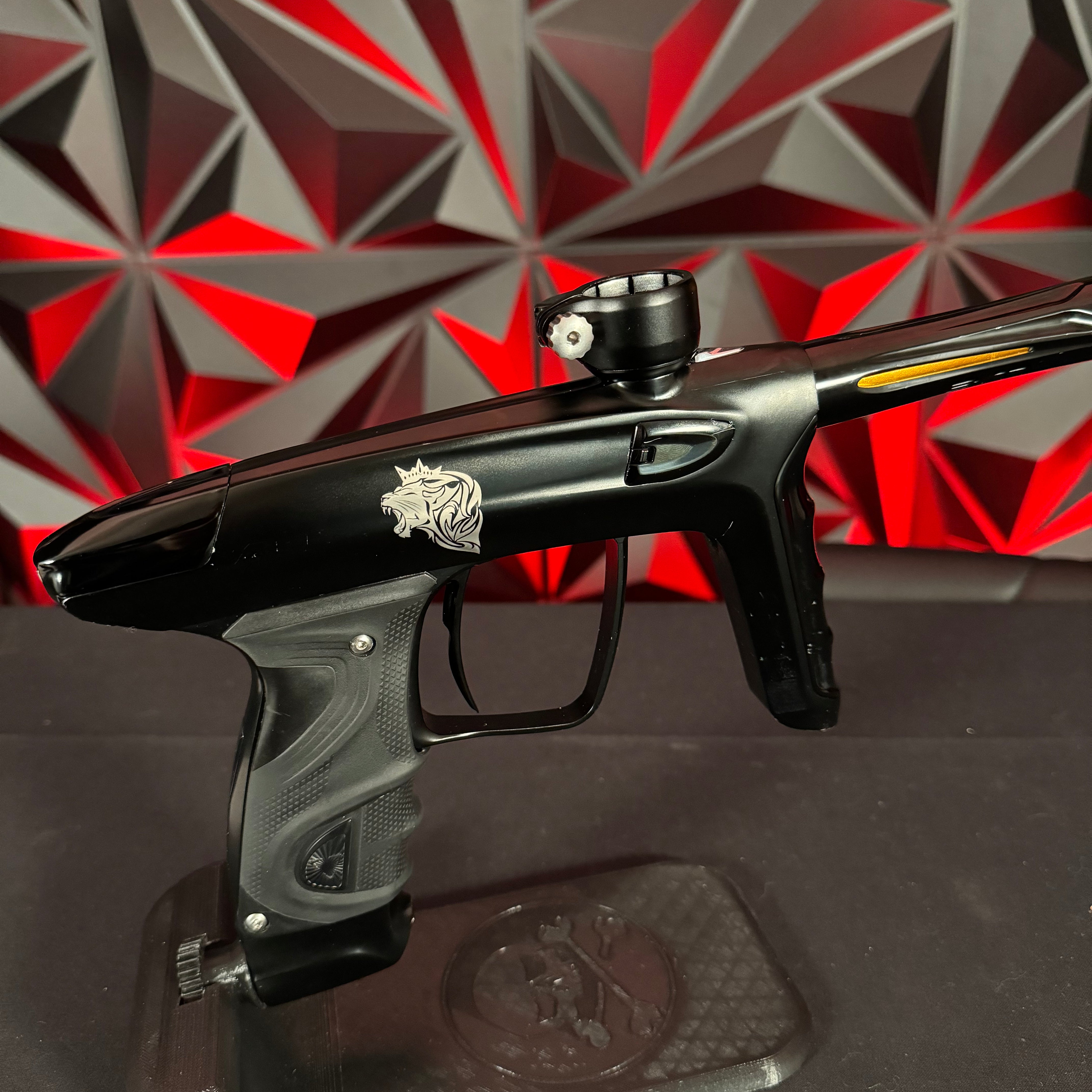 Used DLX TM40 Paintball Gun - Black w/Custom Engraving