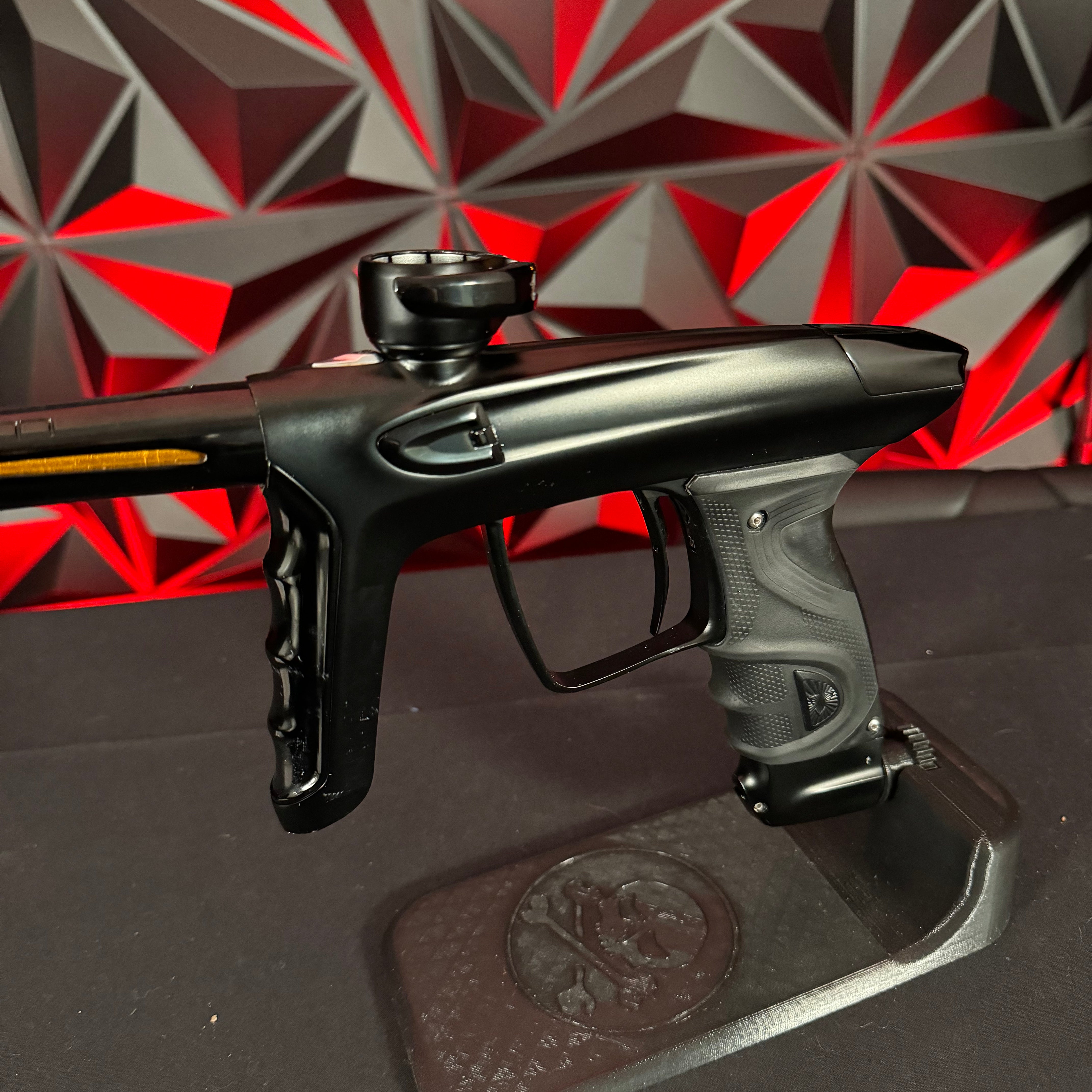 Used DLX TM40 Paintball Gun - Black w/Custom Engraving