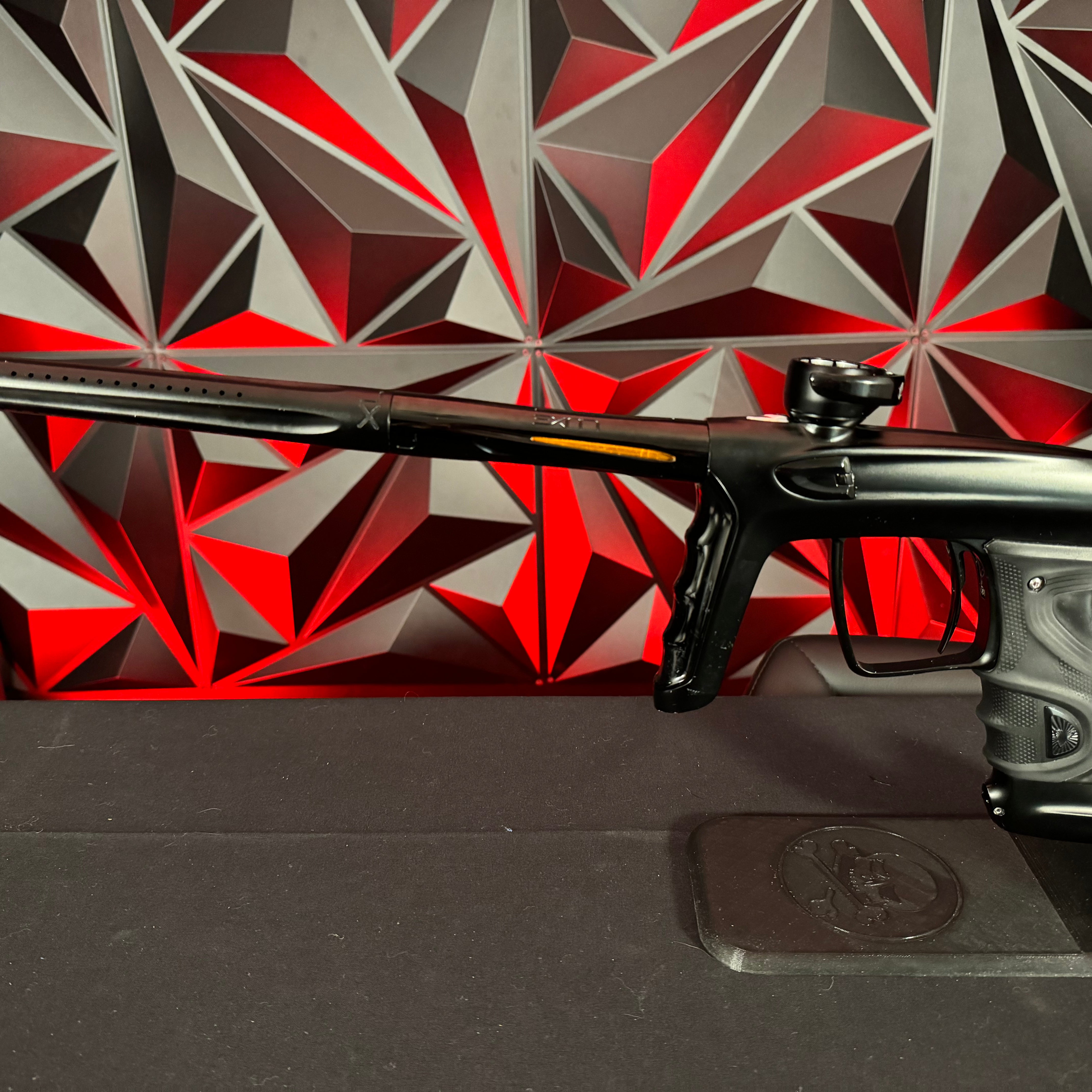 Used DLX TM40 Paintball Gun - Black w/Custom Engraving