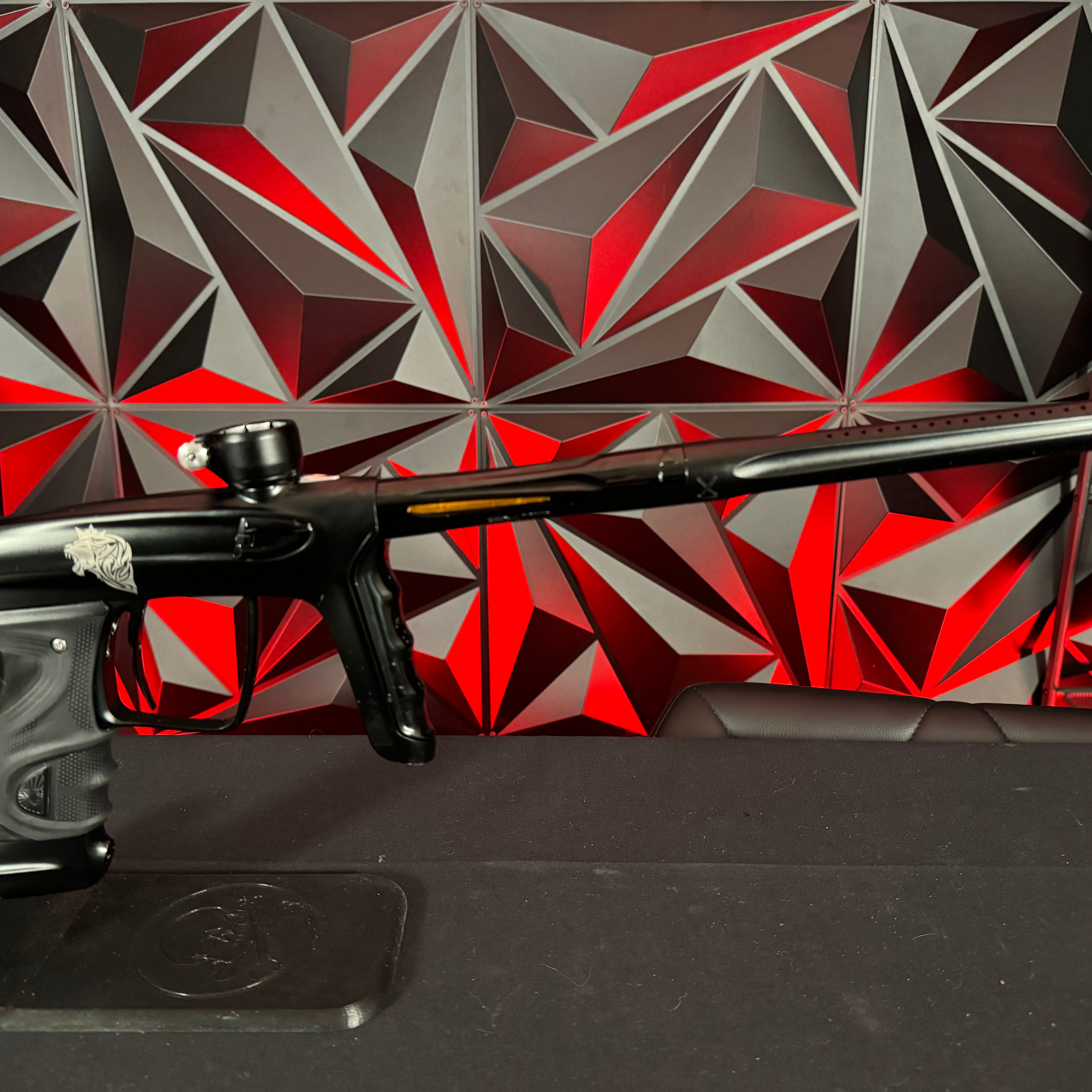 Used DLX TM40 Paintball Gun - Black w/Custom Engraving