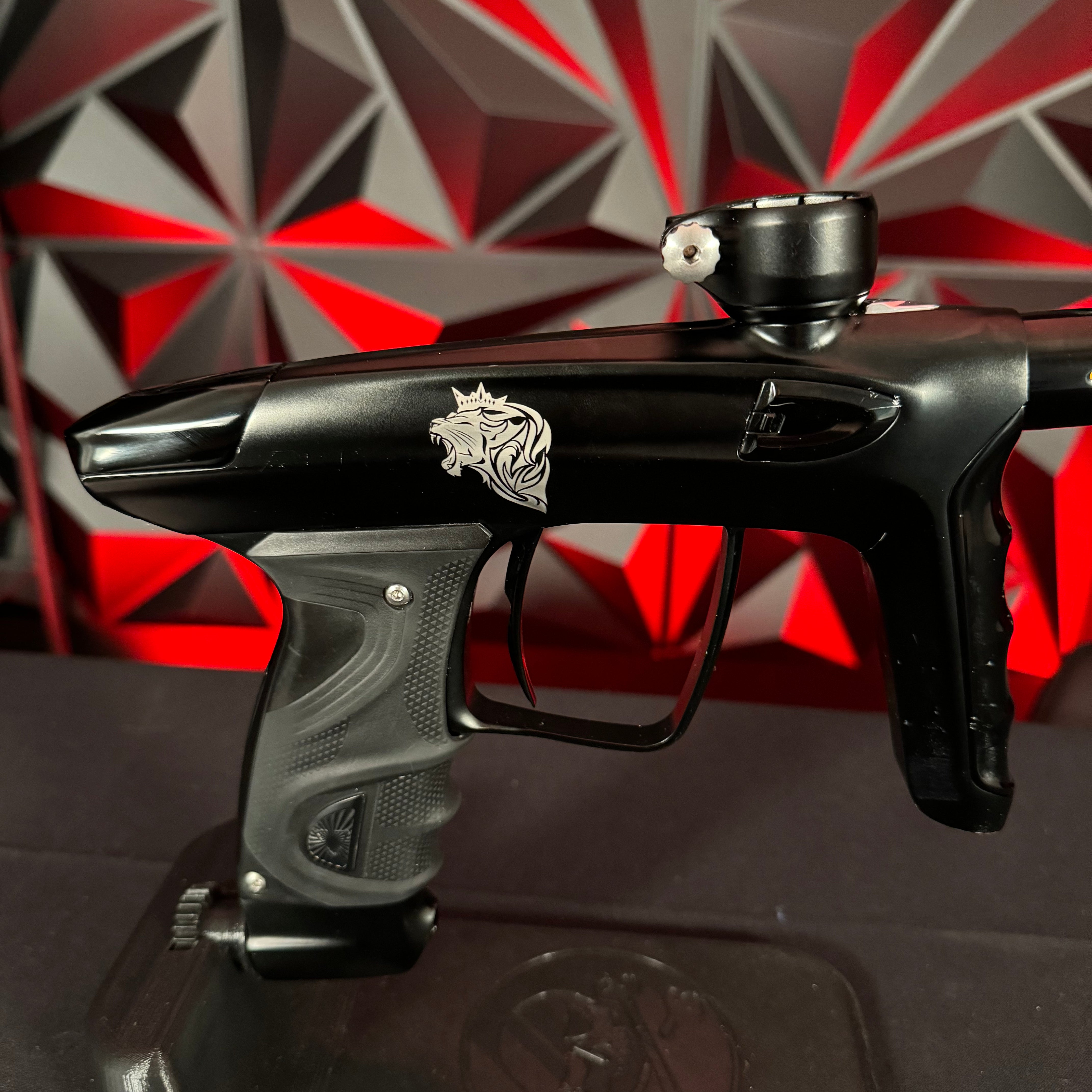 Used DLX TM40 Paintball Gun - Black w/Custom Engraving