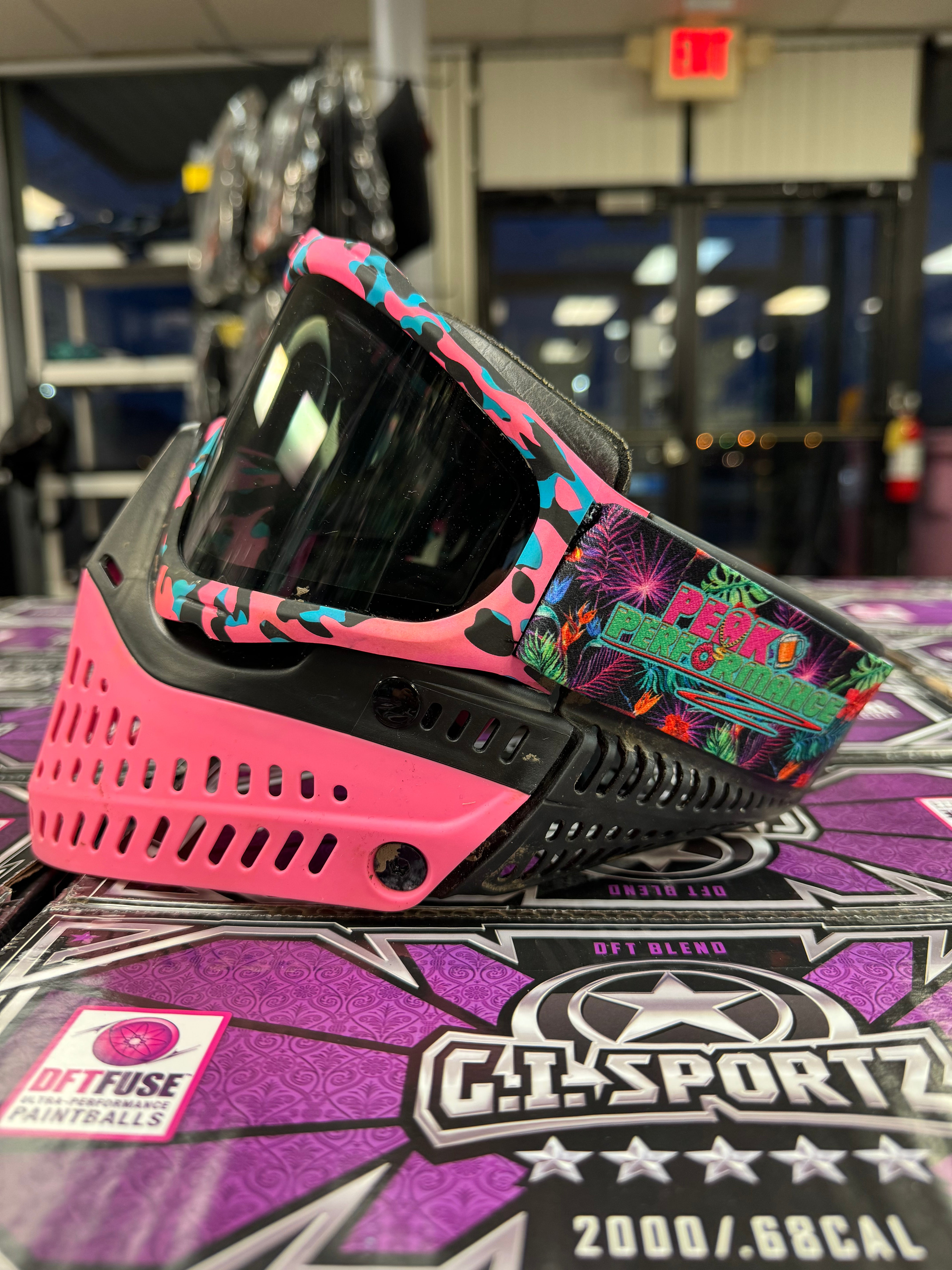 724 Customs Universal Goggle Strap - LE Peak Performance "Kaleidoscope Jungle"