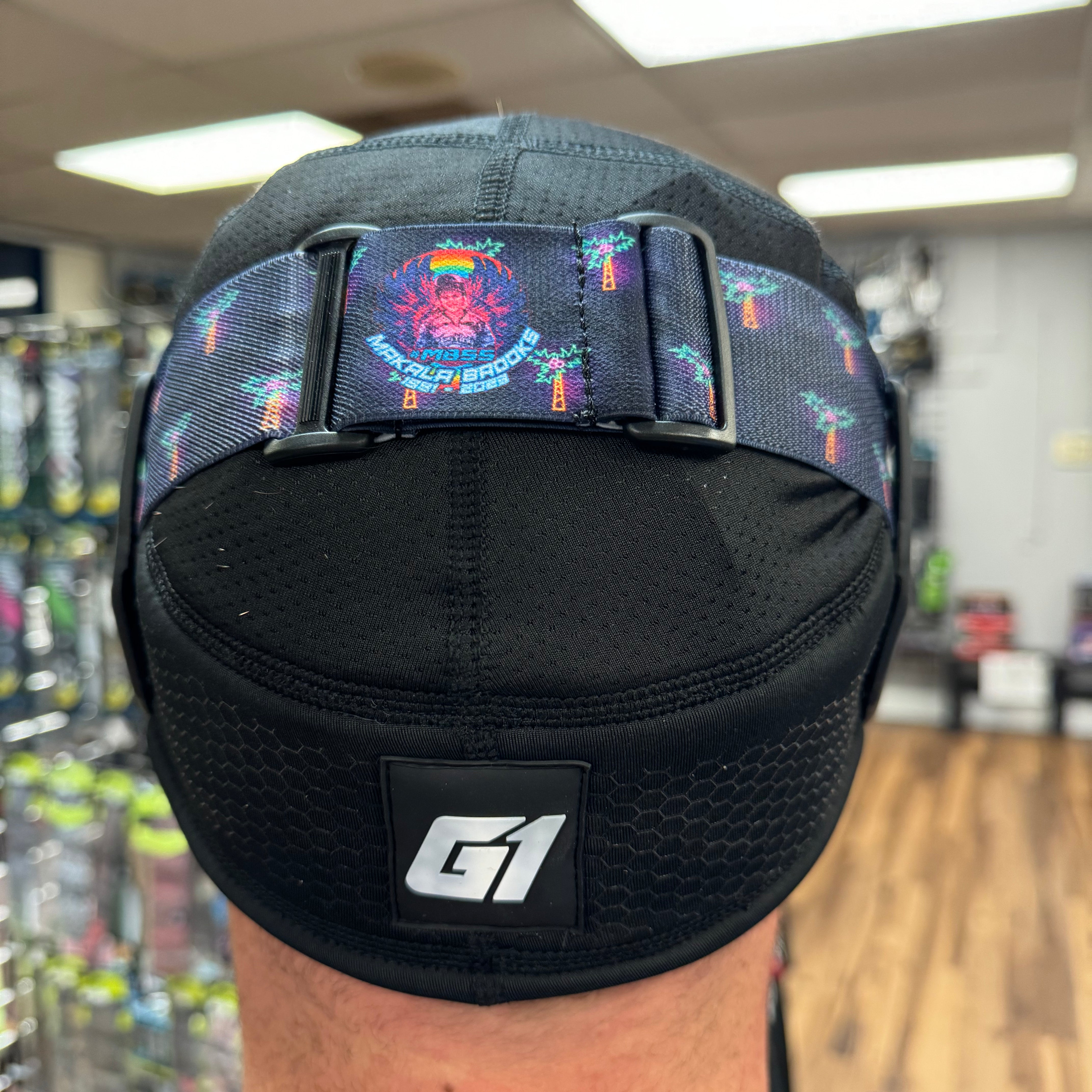 724 Customs Universal Goggle Strap - LE Peak Performance "Lit Palms"