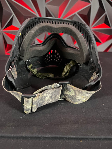 Used V-Force Grills Paintball Mask - Black w/ Camo Backstrap and Chin Strap