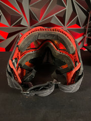 Used Push Unite Paintball Mask - Red Camo w/ Gold Mirror Lens & Case