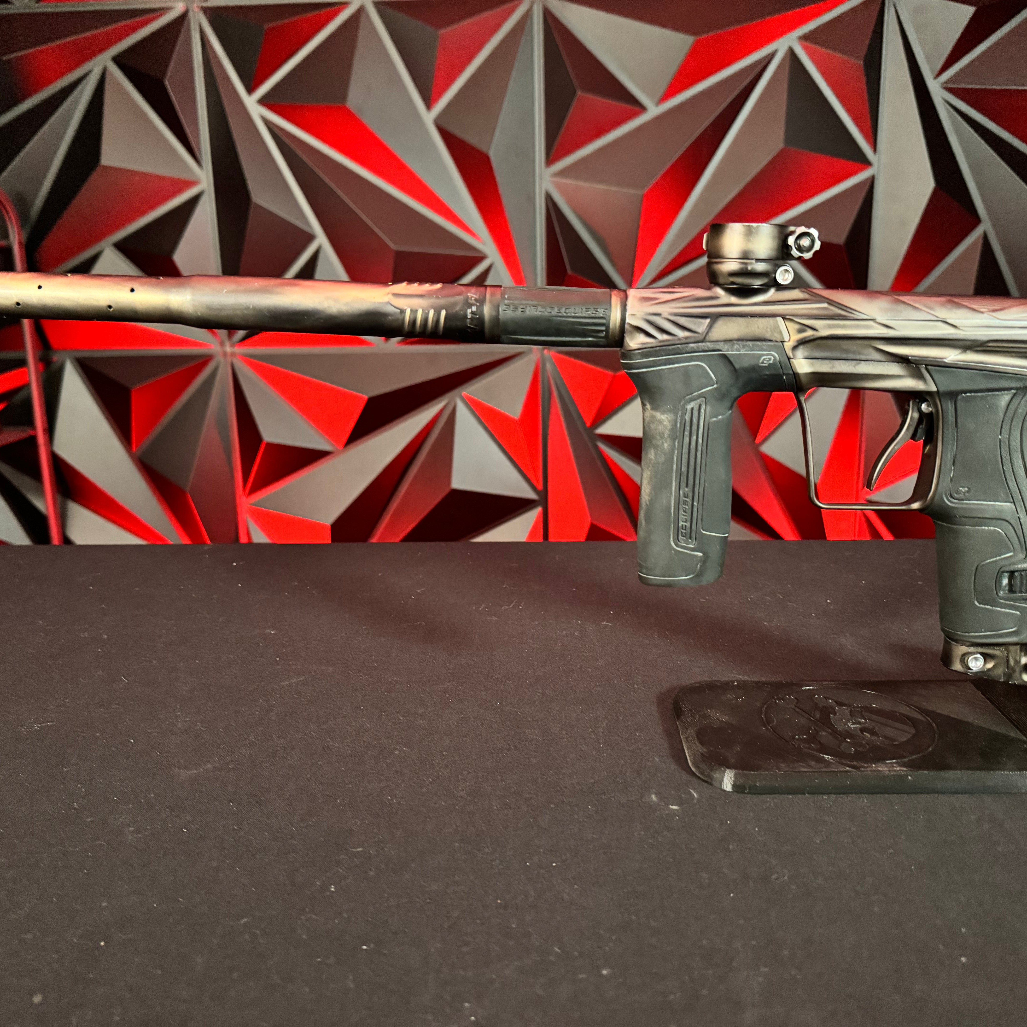 Used Planet Eclipse/HK Army CS2 Pro Invader Paintball Gun - Dust Tan Acid Wash w/ 3 FL Backs