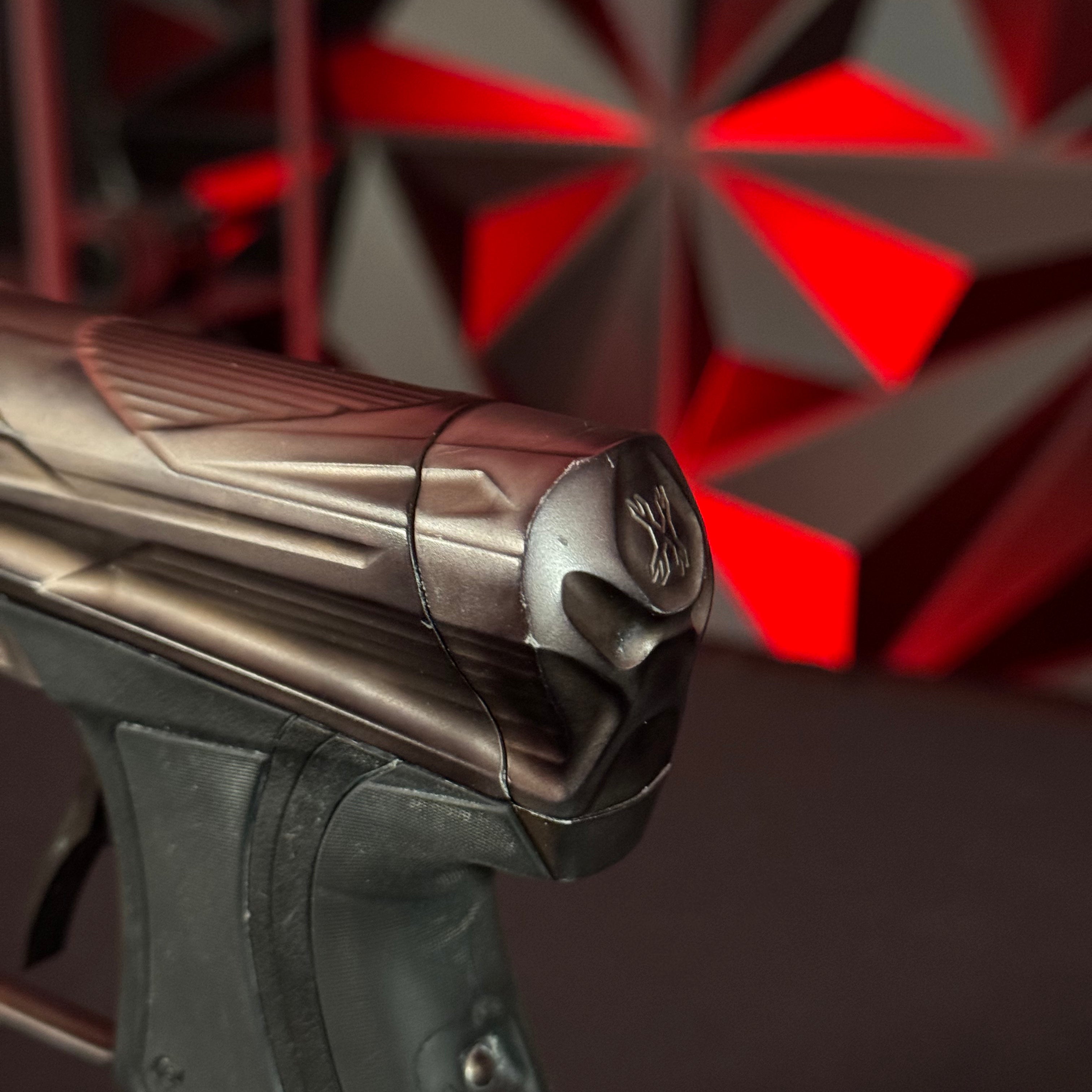 Used Planet Eclipse/HK Army CS2 Pro Invader Paintball Gun - Dust Tan Acid Wash w/ 3 FL Backs