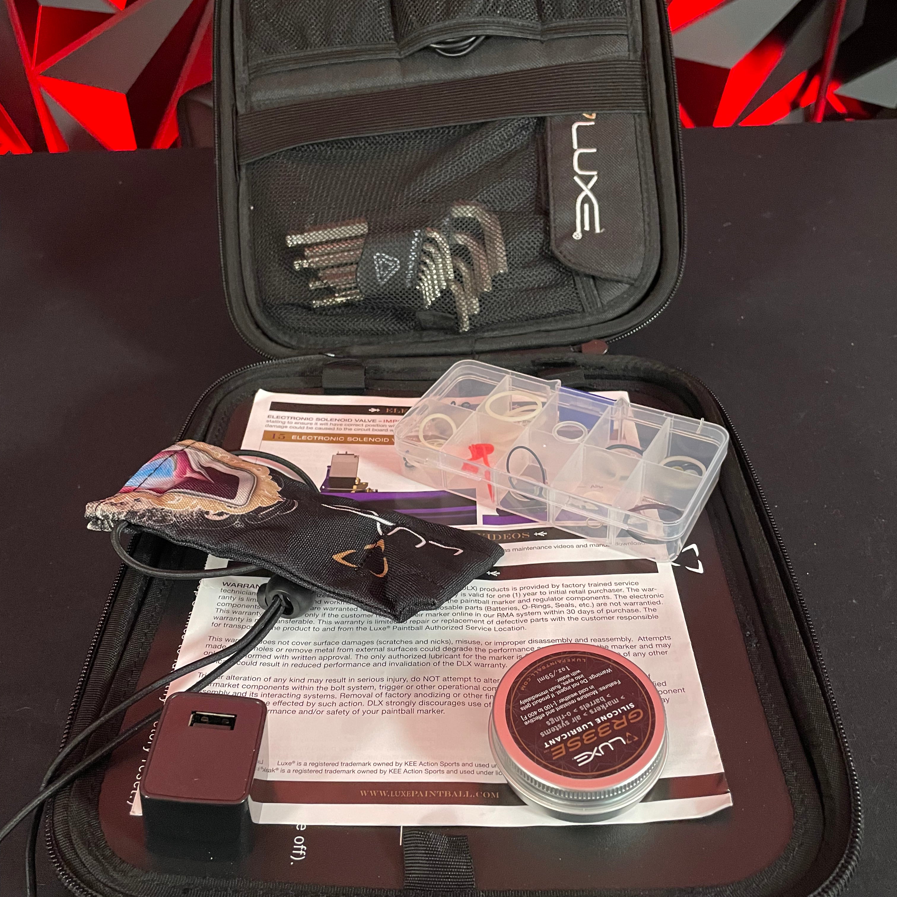 Used DLX Luxe TM40 Paintball Gun - LE Houston Heat