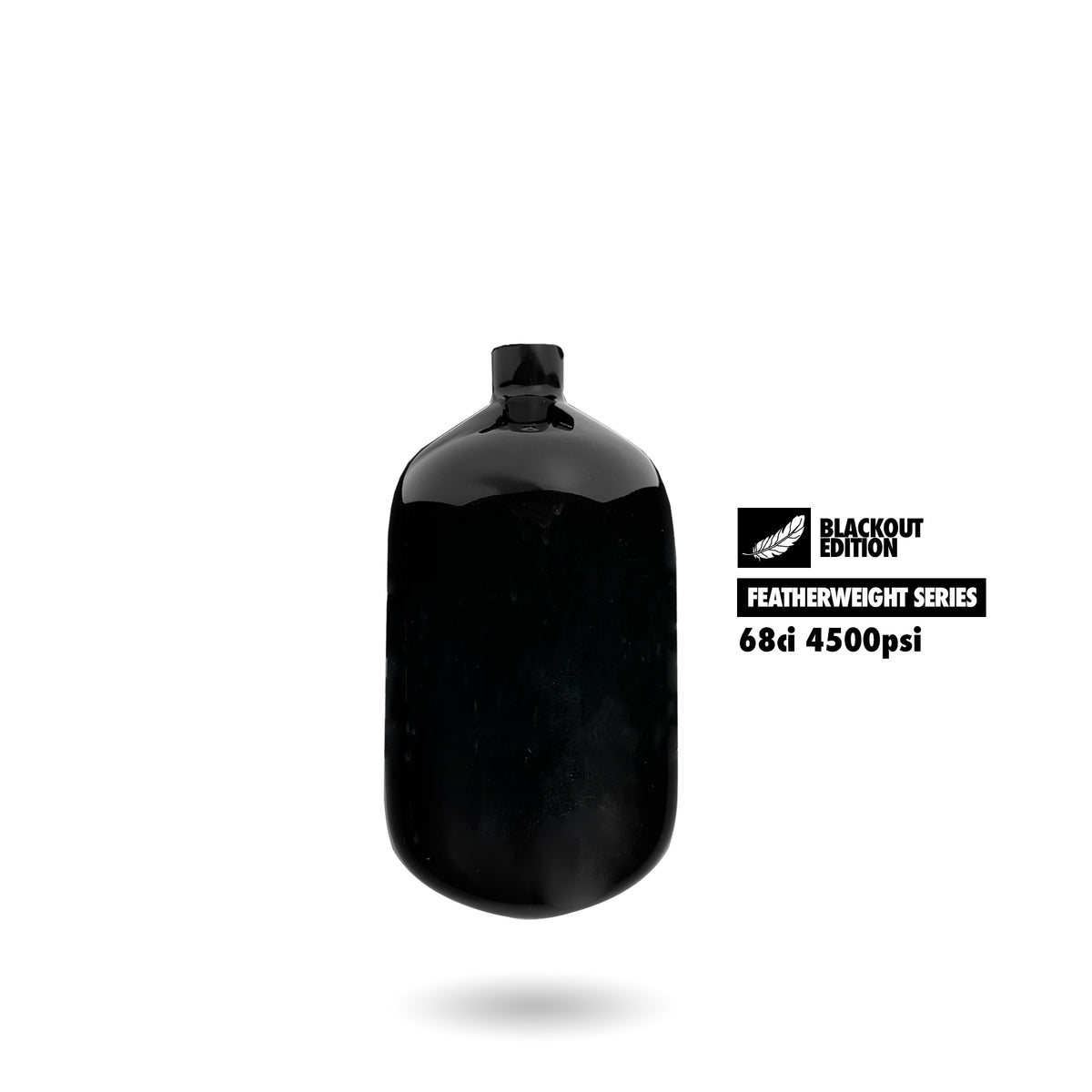 Infamous/Powerhouse™ “Featherweight” Air Tank 68CI (BOTTLE ONLY) - Blackout