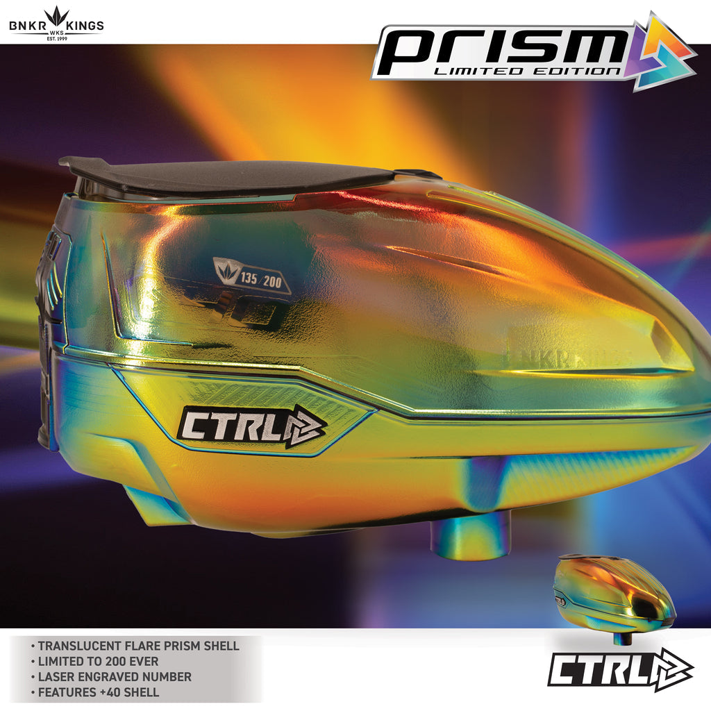 Bunkerkings PRISM CTRL Paintball Loader - Flare (+40 Shell)