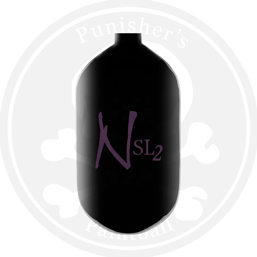Ninja SL2 68/4500 Carbon Fiber Paintball Tank BOTTLE ONLY - Black/Purple