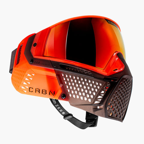 Carbon ZERO Pro Paintball Mask - Less Coverage - Blaze
