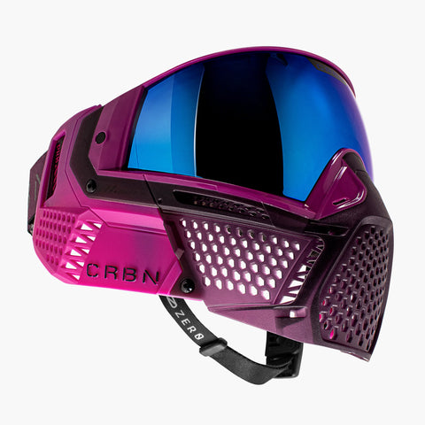 Carbon ZERO Pro Paintball Mask - Less Coverage - Violet