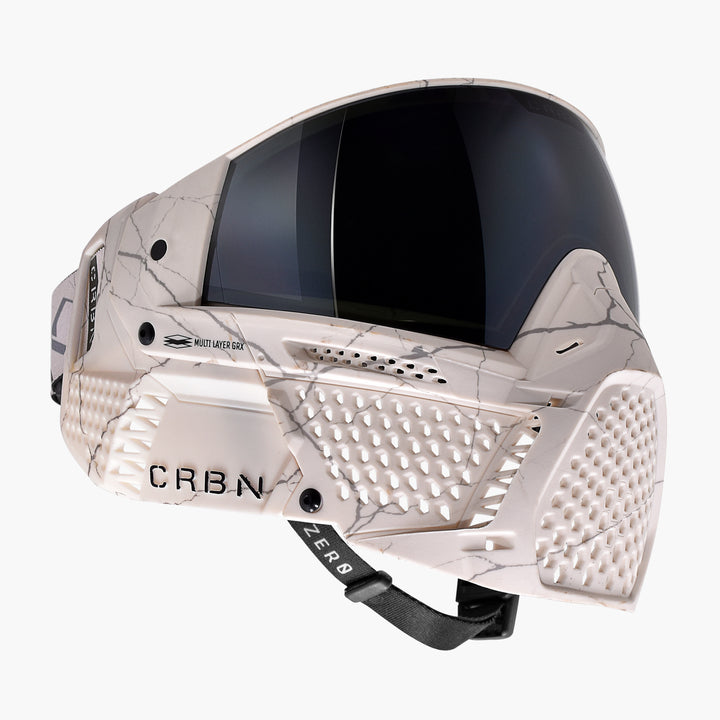 Carbon ZERO GRX Paintball Mask - Less Coverage - LE Fractured Bone