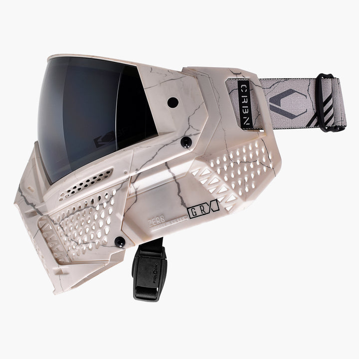 Carbon ZERO GRX Paintball Mask - Less Coverage - LE Fractured Bone