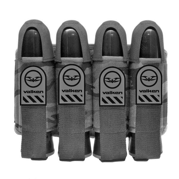 Valken Alpha 4 Pod Paintball Harness - Camo - CHOOSE YOUR CAMO COLOR! Black Camo