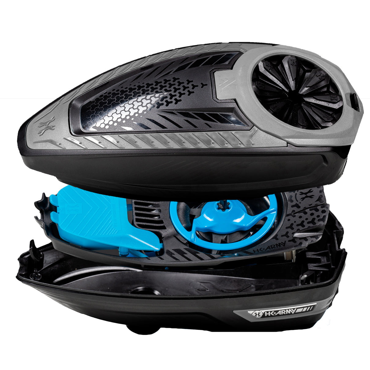 HK Army TFX 3 Paintball Loader - Black/Grey