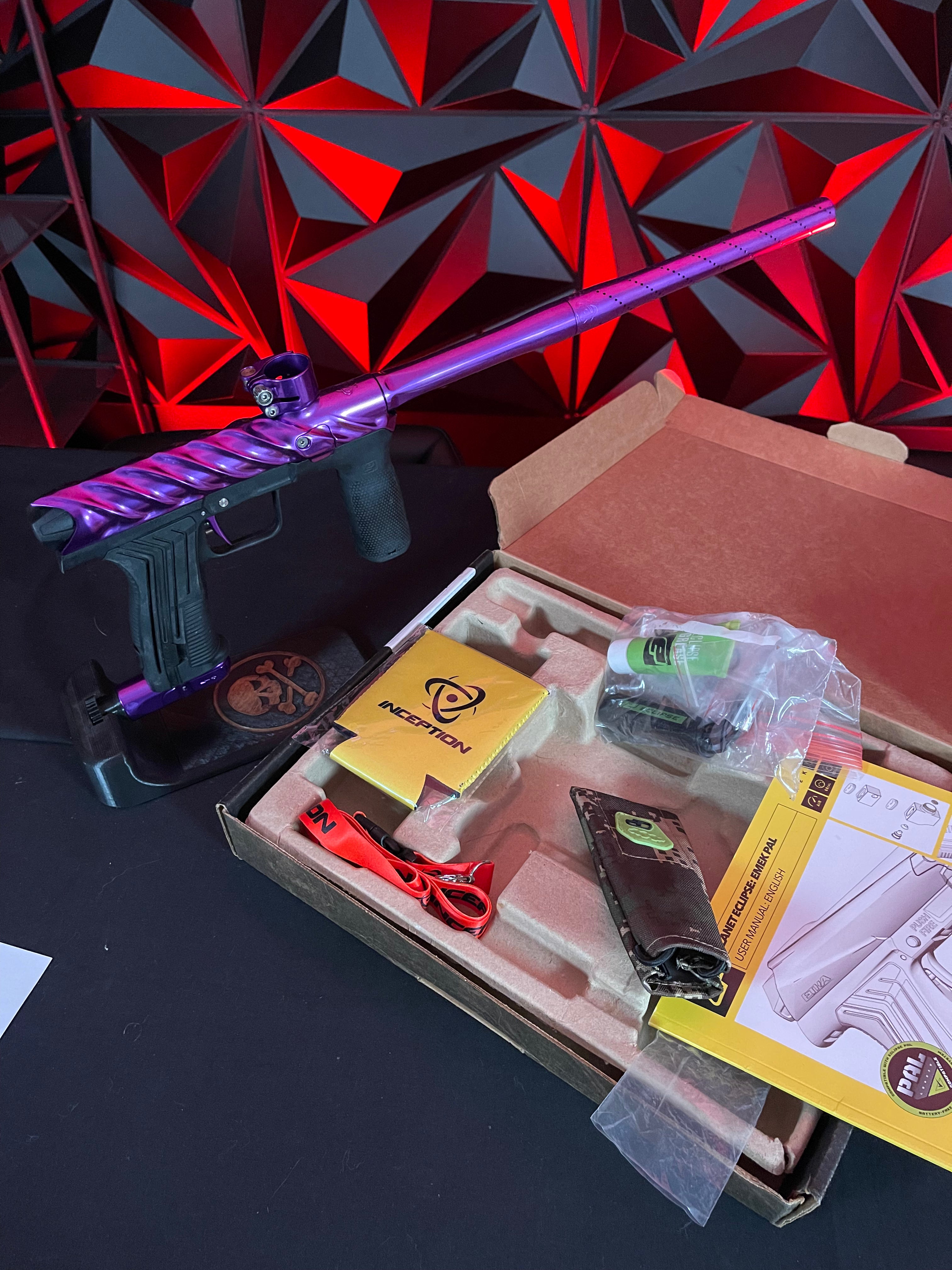 Used Planet Eclipse/Inception Designs Emek 100 "Ripper" Paintball Gun - Polished Purple