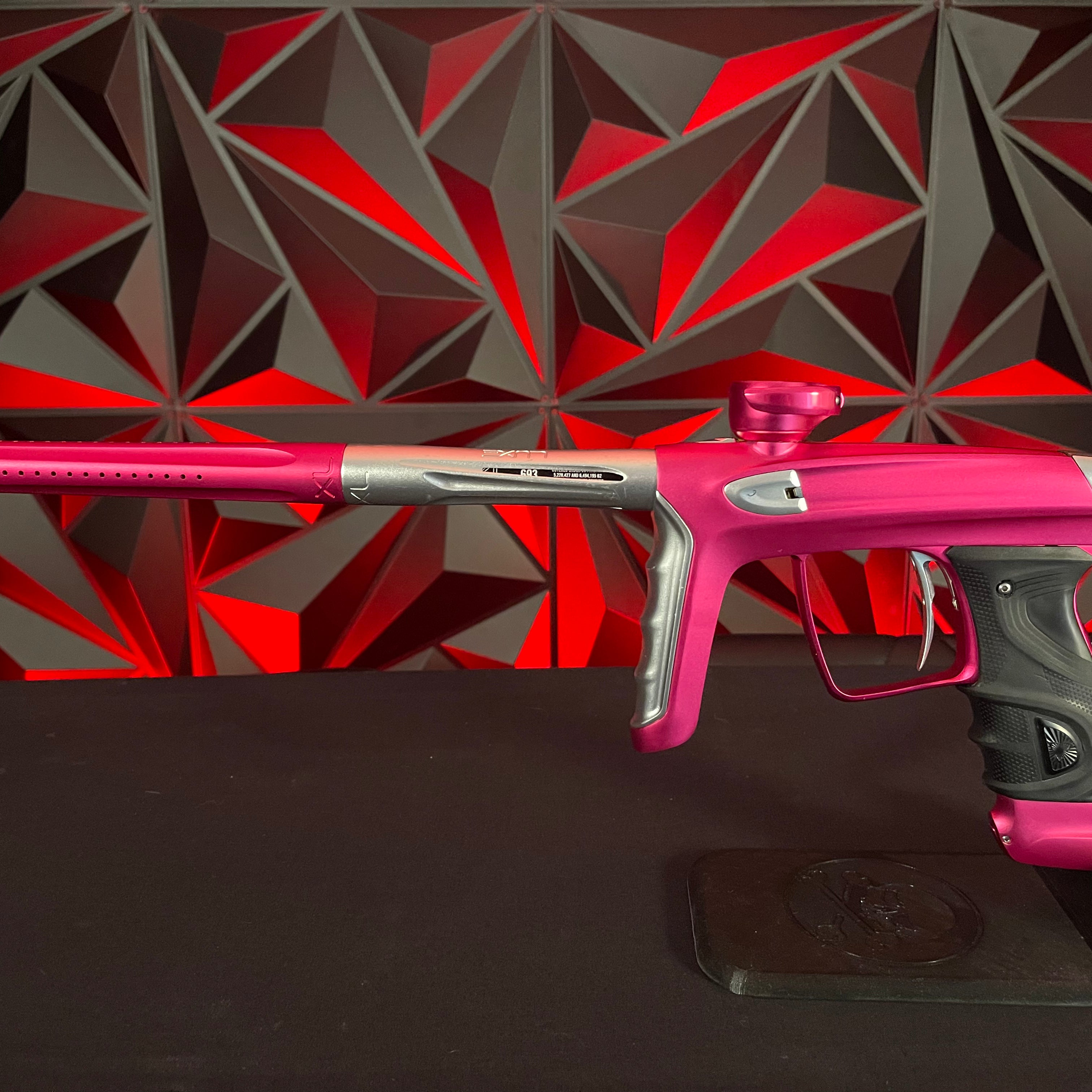 Used DLX TM40 Paintball Gun - Pink/Silver