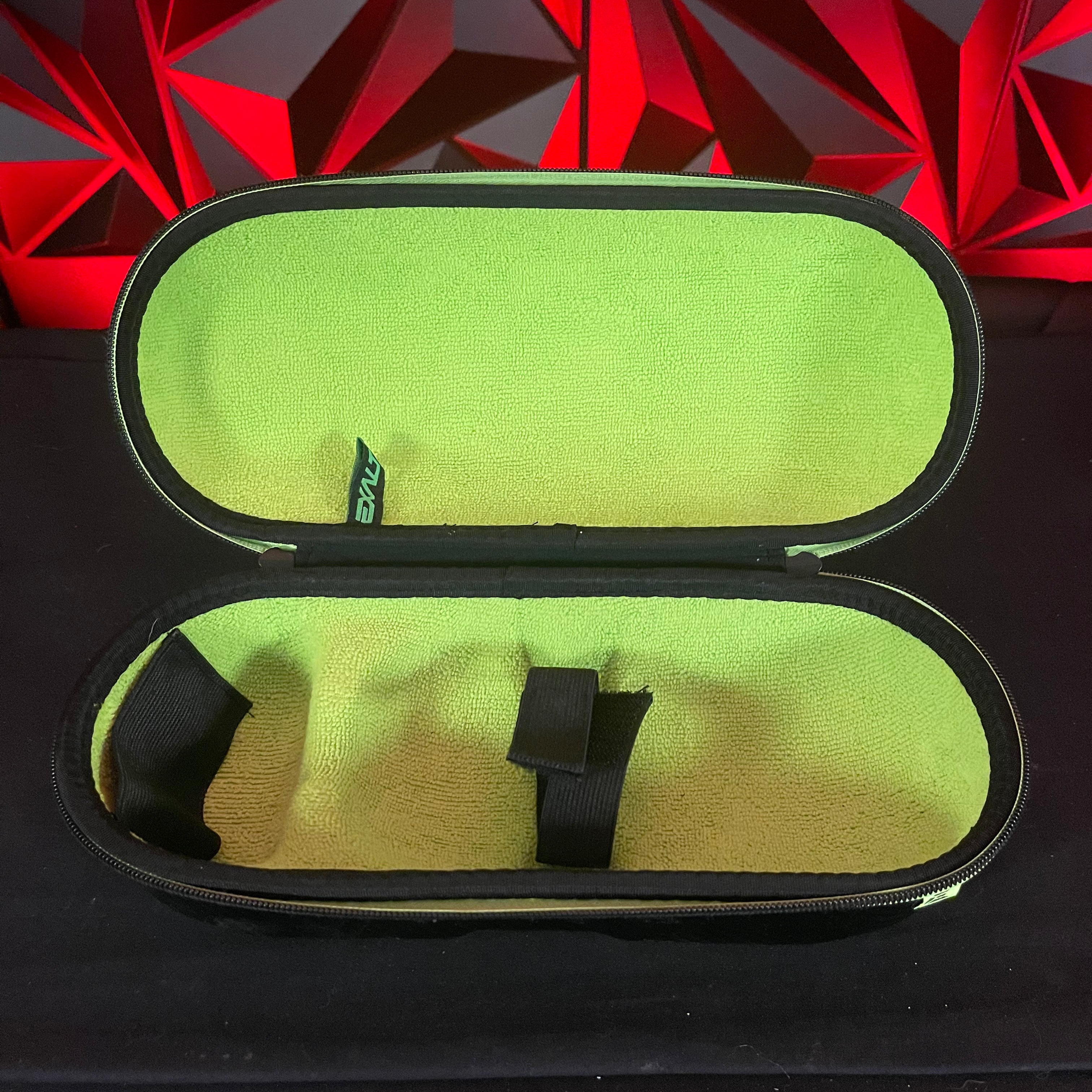 Used Exalt Carbon Paintball Tank Case - Black/Lime