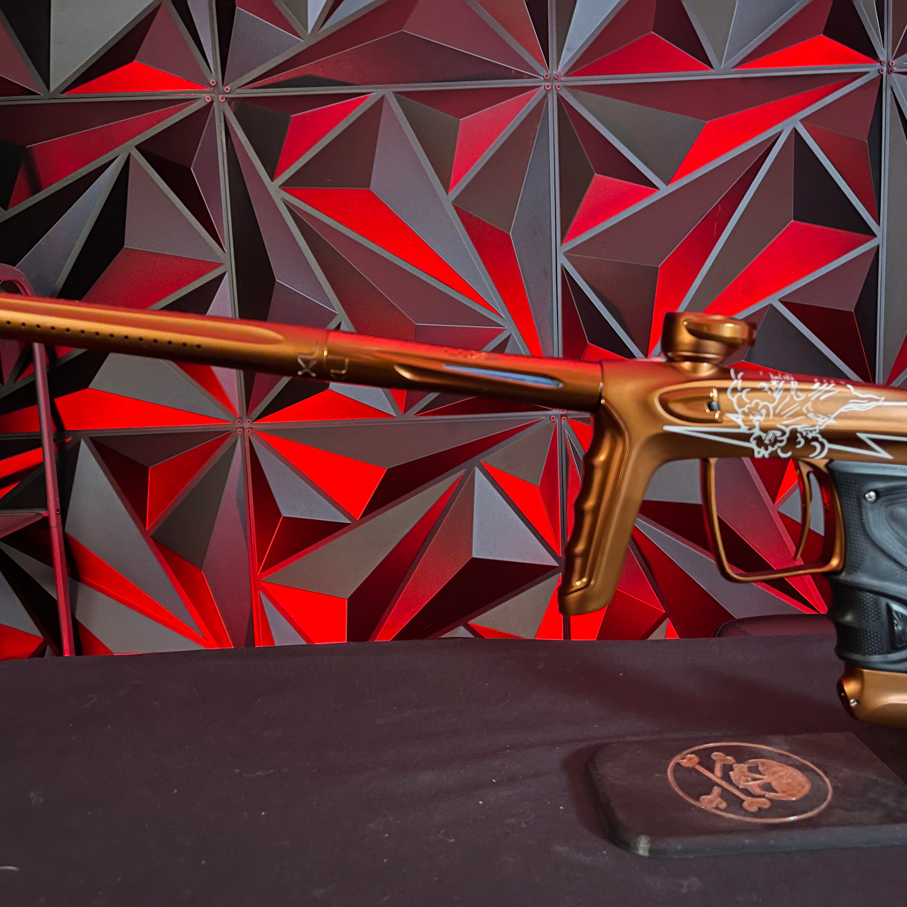 Used DLX Luxe TM40 Paintball Marker - Bronze Thunderhorse