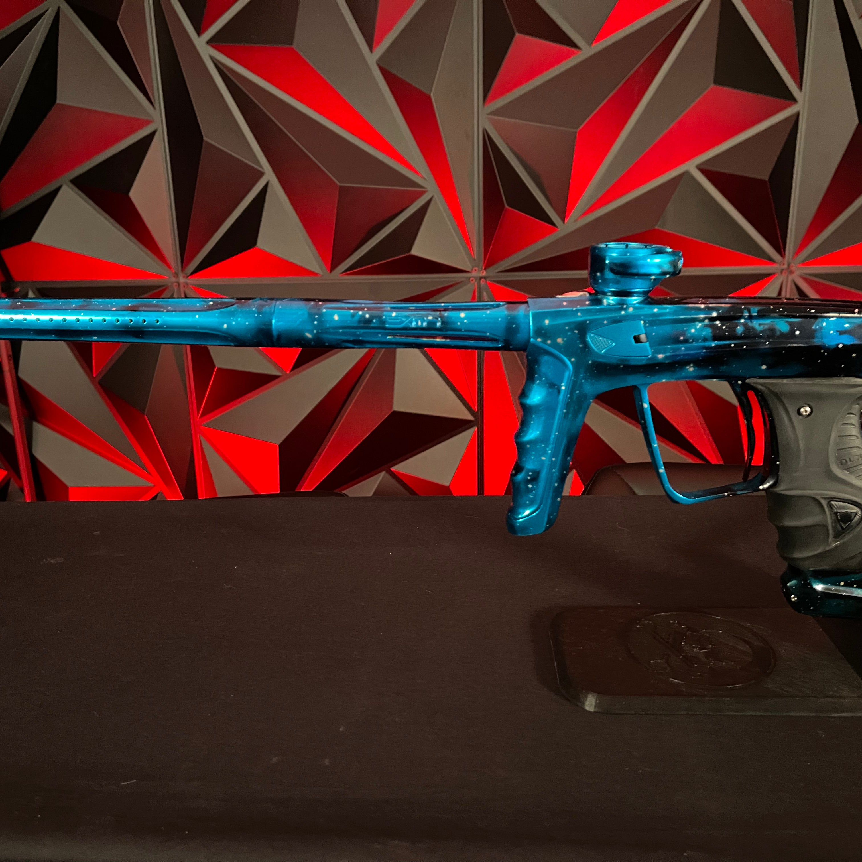 Used DLX Luxe X Paintball Gun - LE Gloss Blue Galaxy