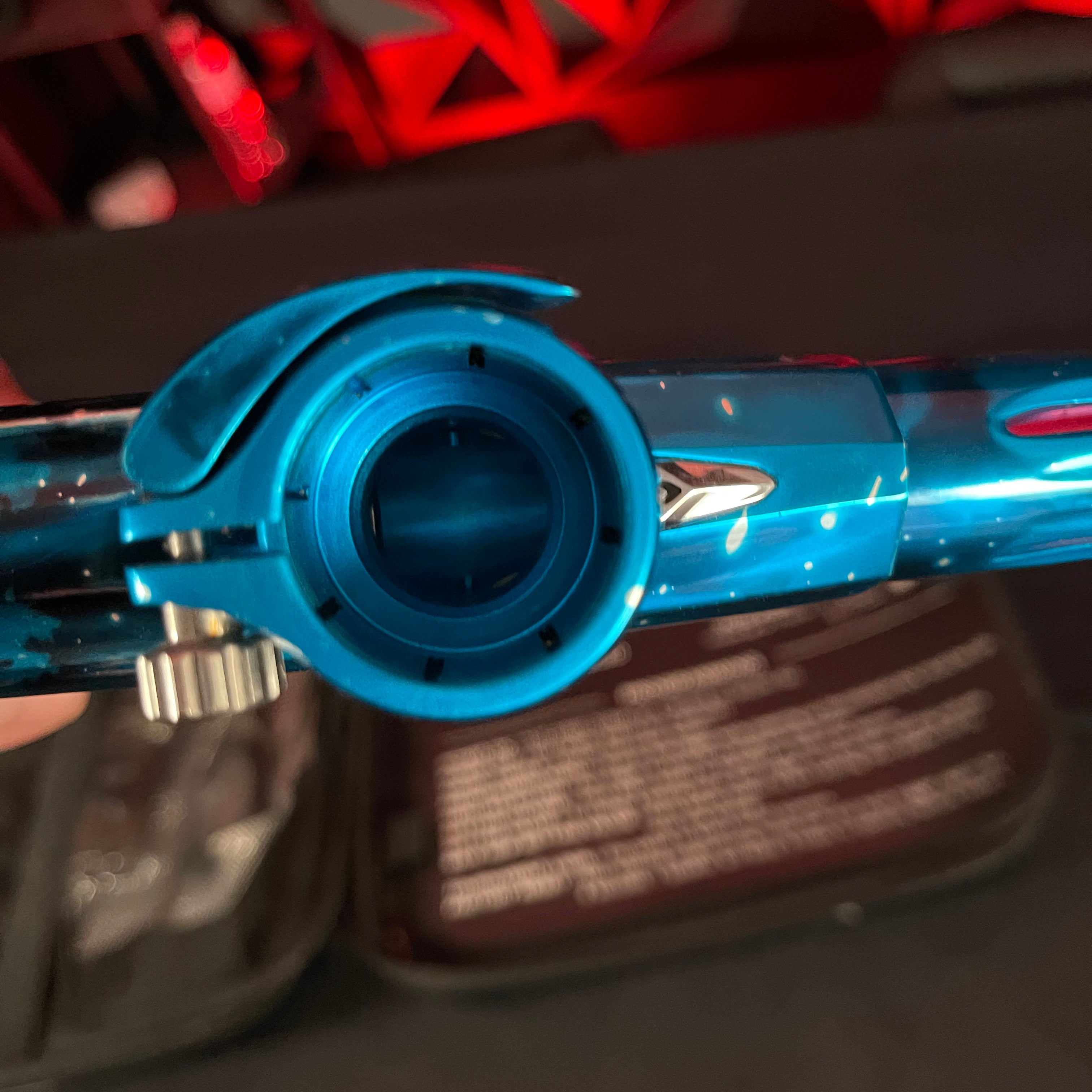 Used DLX Luxe X Paintball Gun - LE Gloss Blue Galaxy