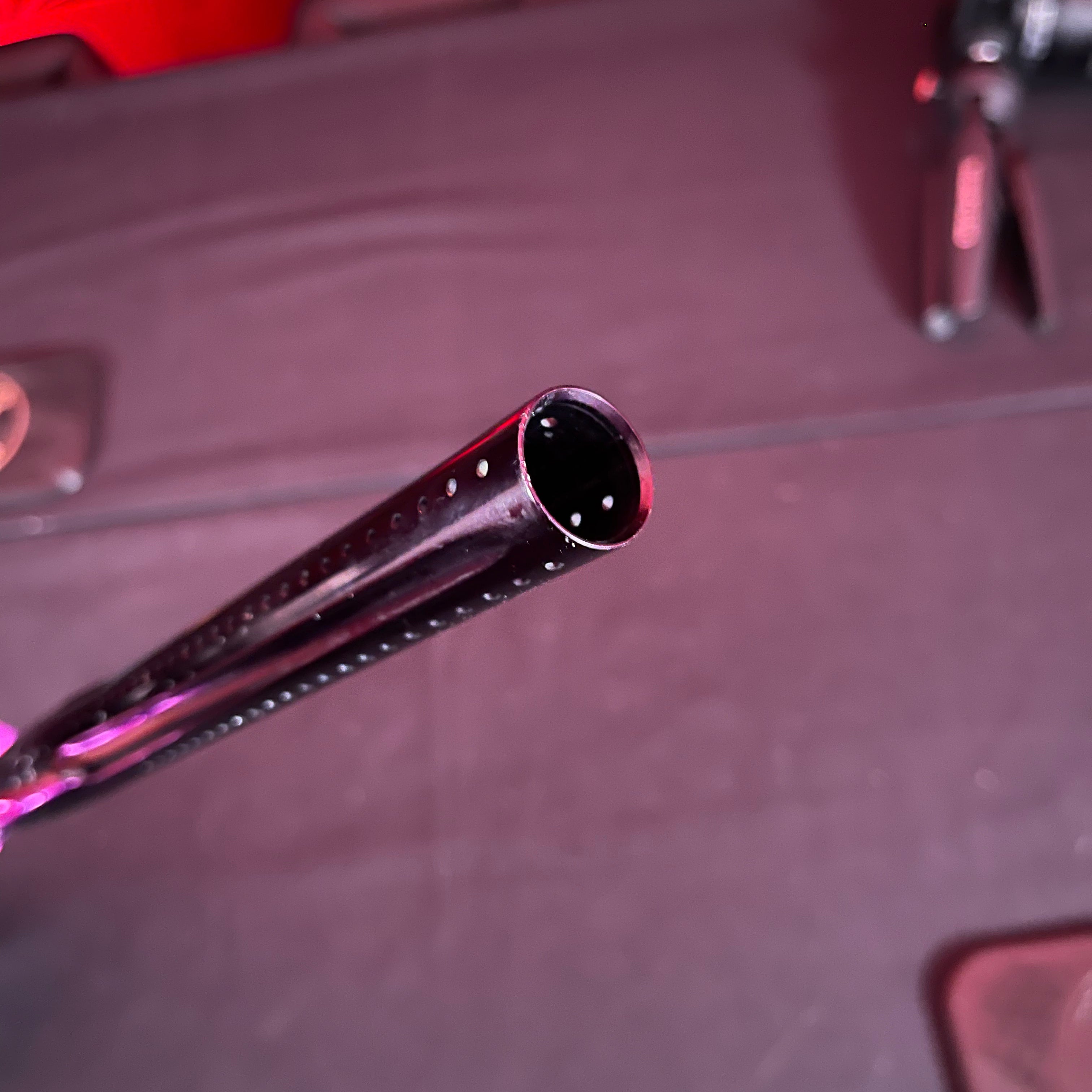 Used DLX Luxe TM40 Paintball Gun - LE Polished Pink Nebula w/ Matching Mech Frame and Powerhouse Reg