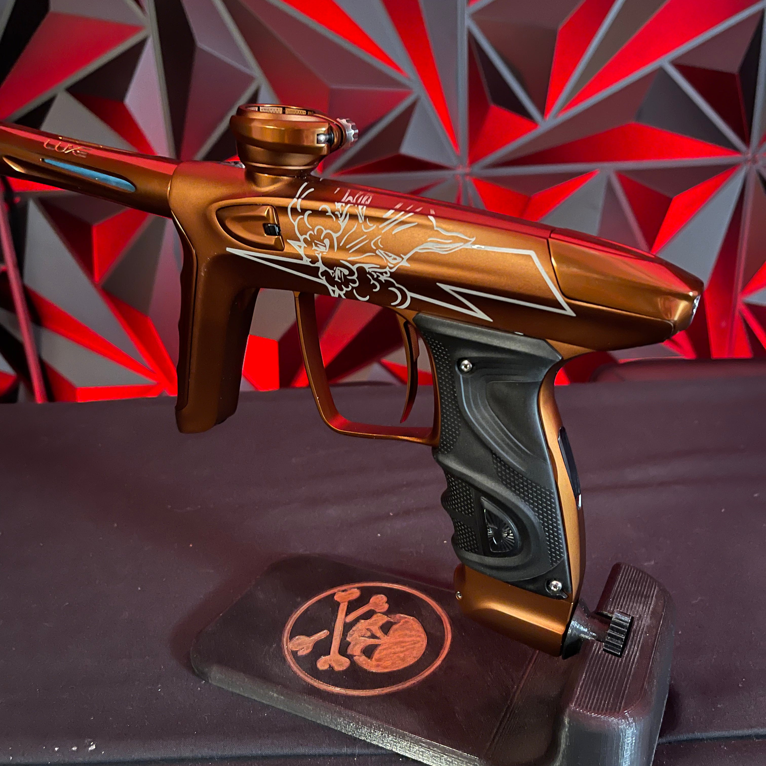 Used DLX Luxe TM40 Paintball Marker - Bronze Thunderhorse