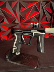 Used Planet Eclipse Geo 4 Paintball Gun - Midnight/Raw Metal Eyes & ASA w/ Scythe Trigger, Extra Grip Kit