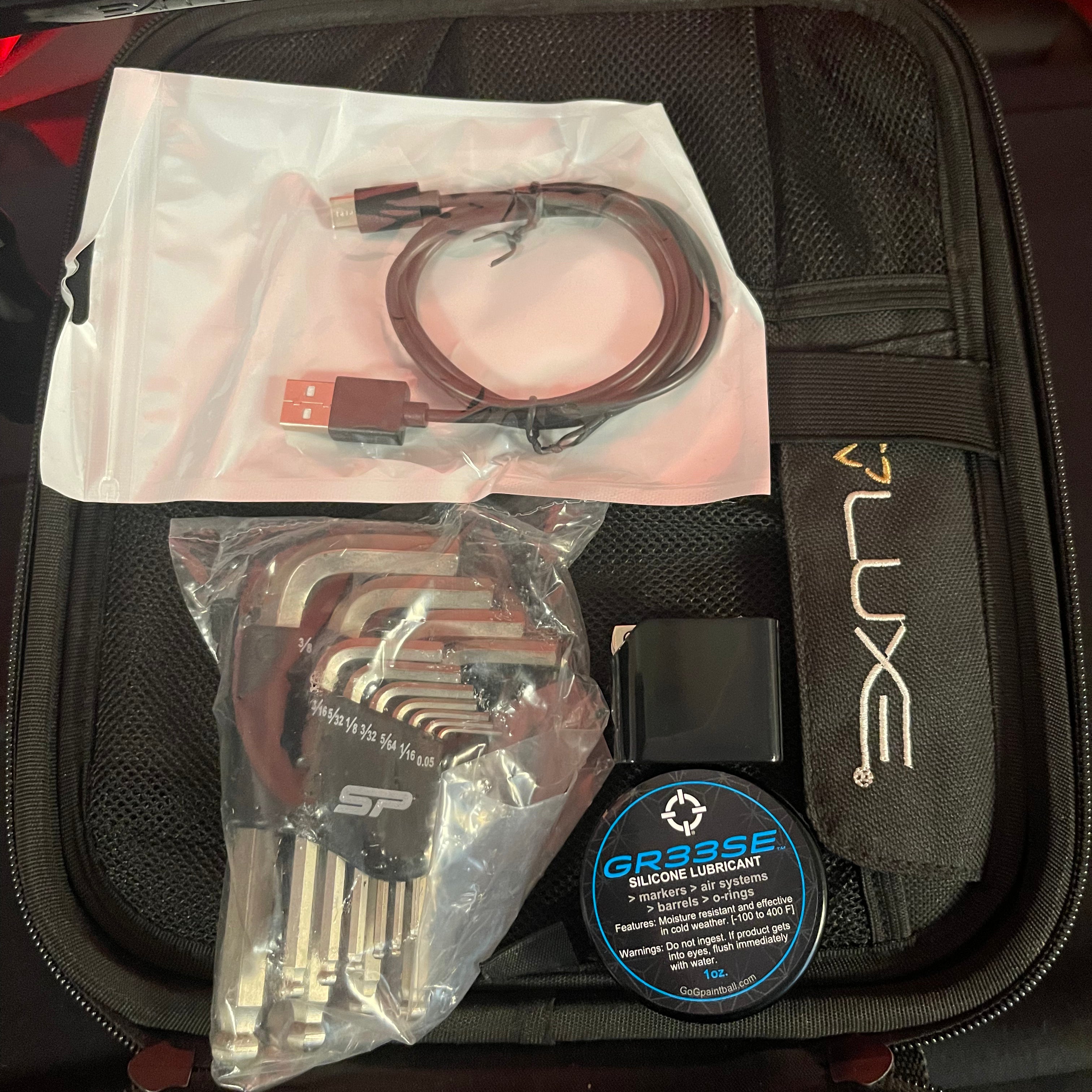 Used DLX Luxe X Paintball Gun - Ronnie Dixon Edition Gang Gang w/ Signed Case by Houston Heat