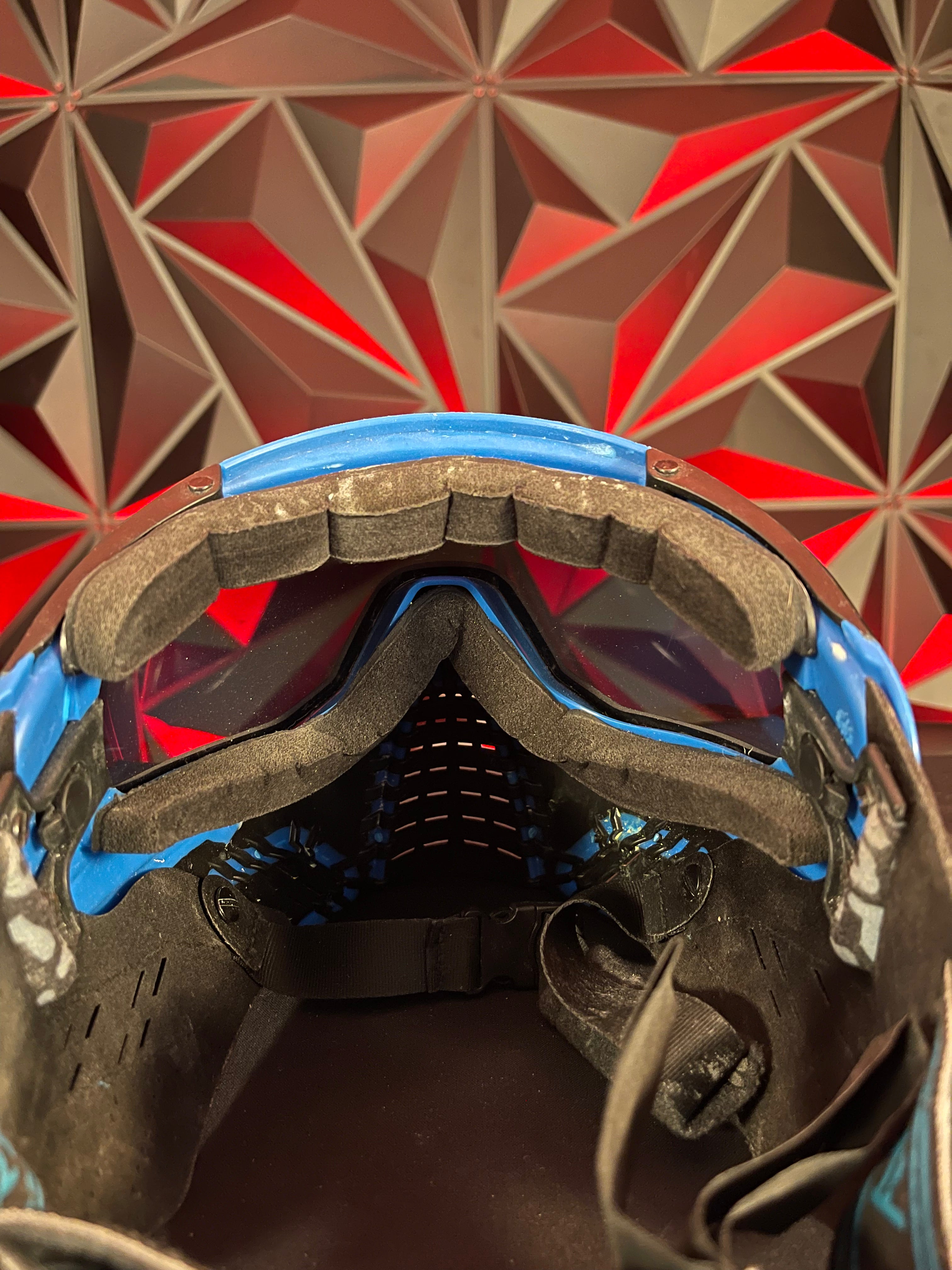 Used HK Army KLR Paintball Mask - Royal (Black/Blue)