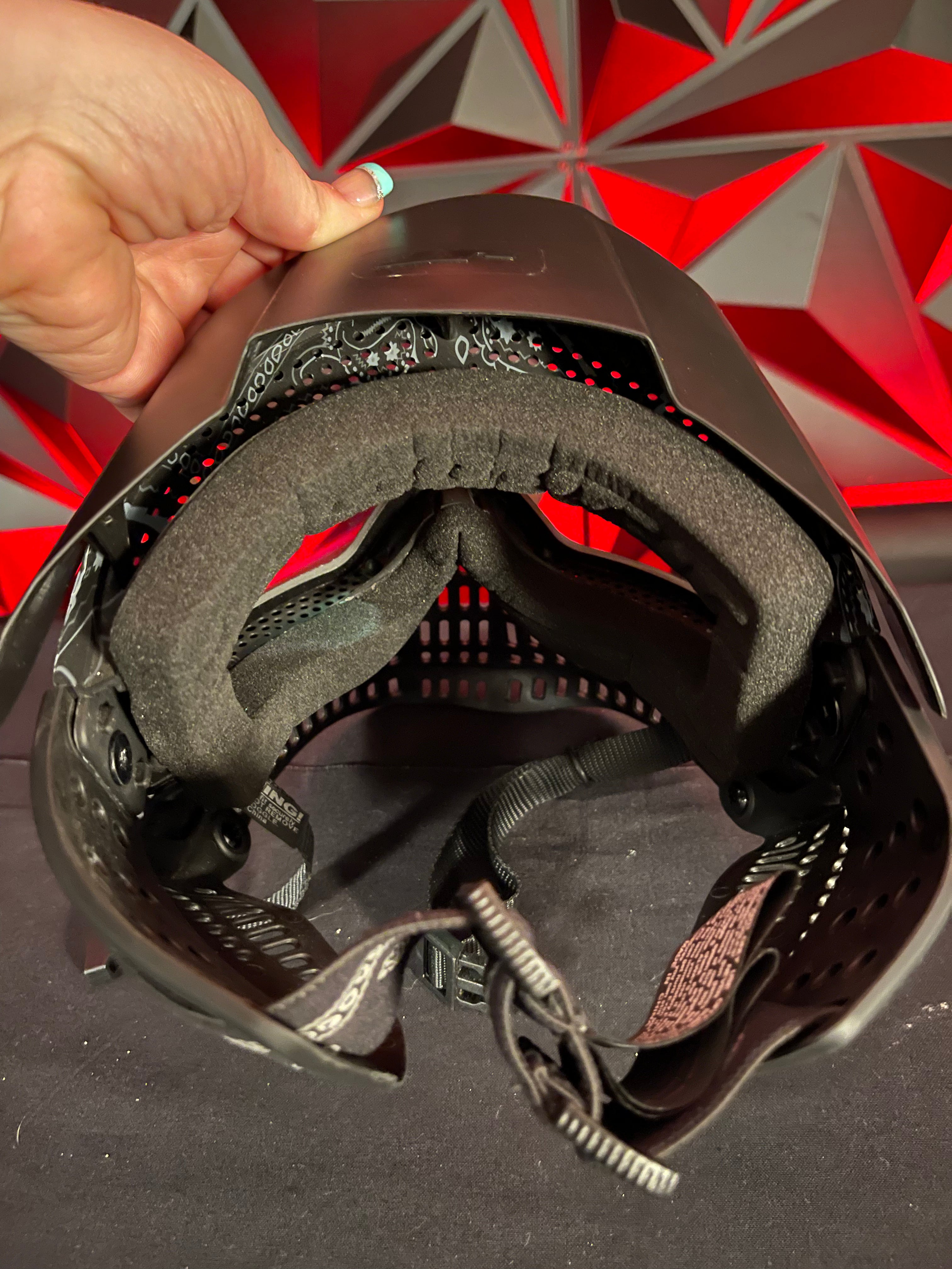 Used JT Spectra Proflex Paintball Mask - LE Black Bandana w/ 2 additional Lenses