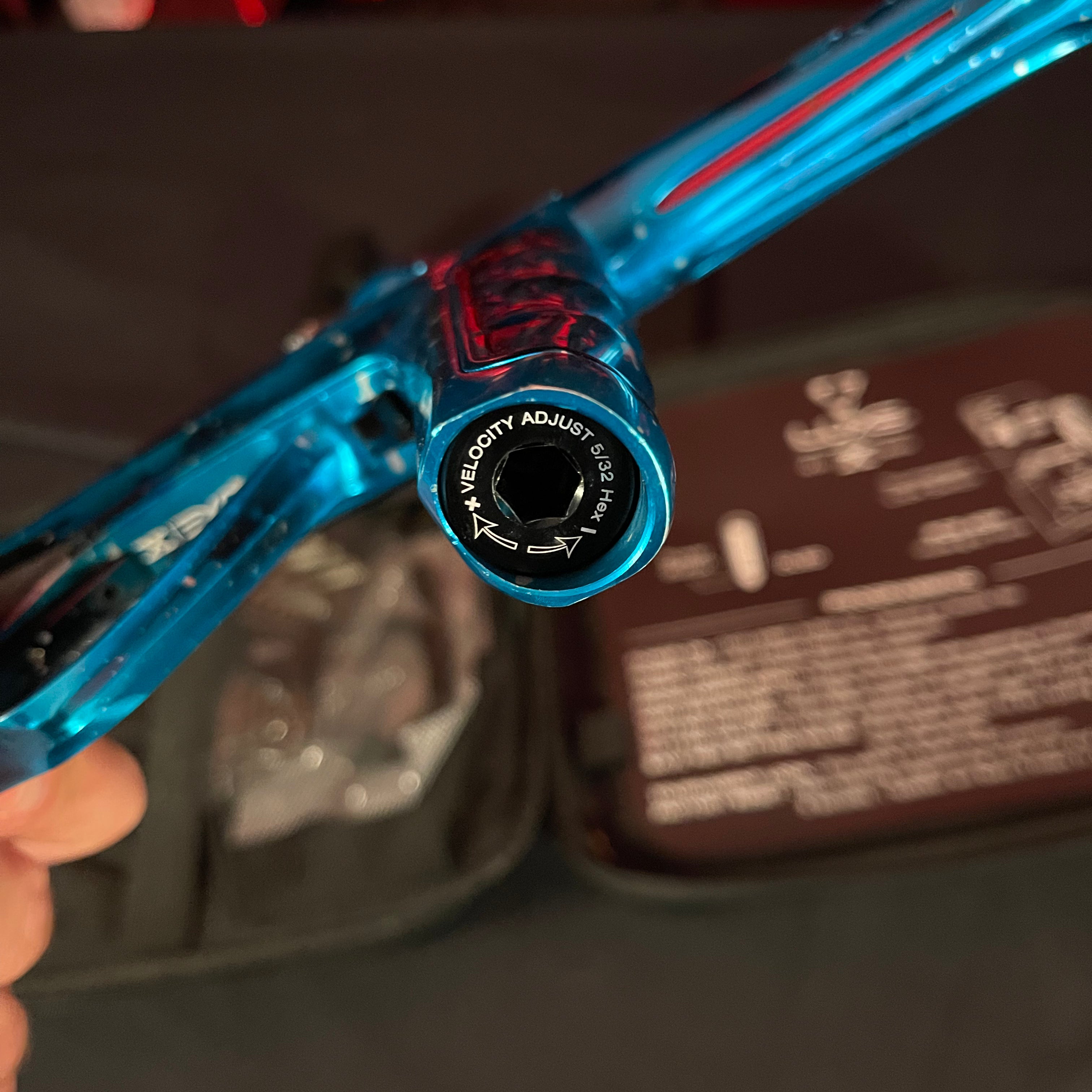 Used DLX Luxe X Paintball Gun - LE Gloss Blue Galaxy