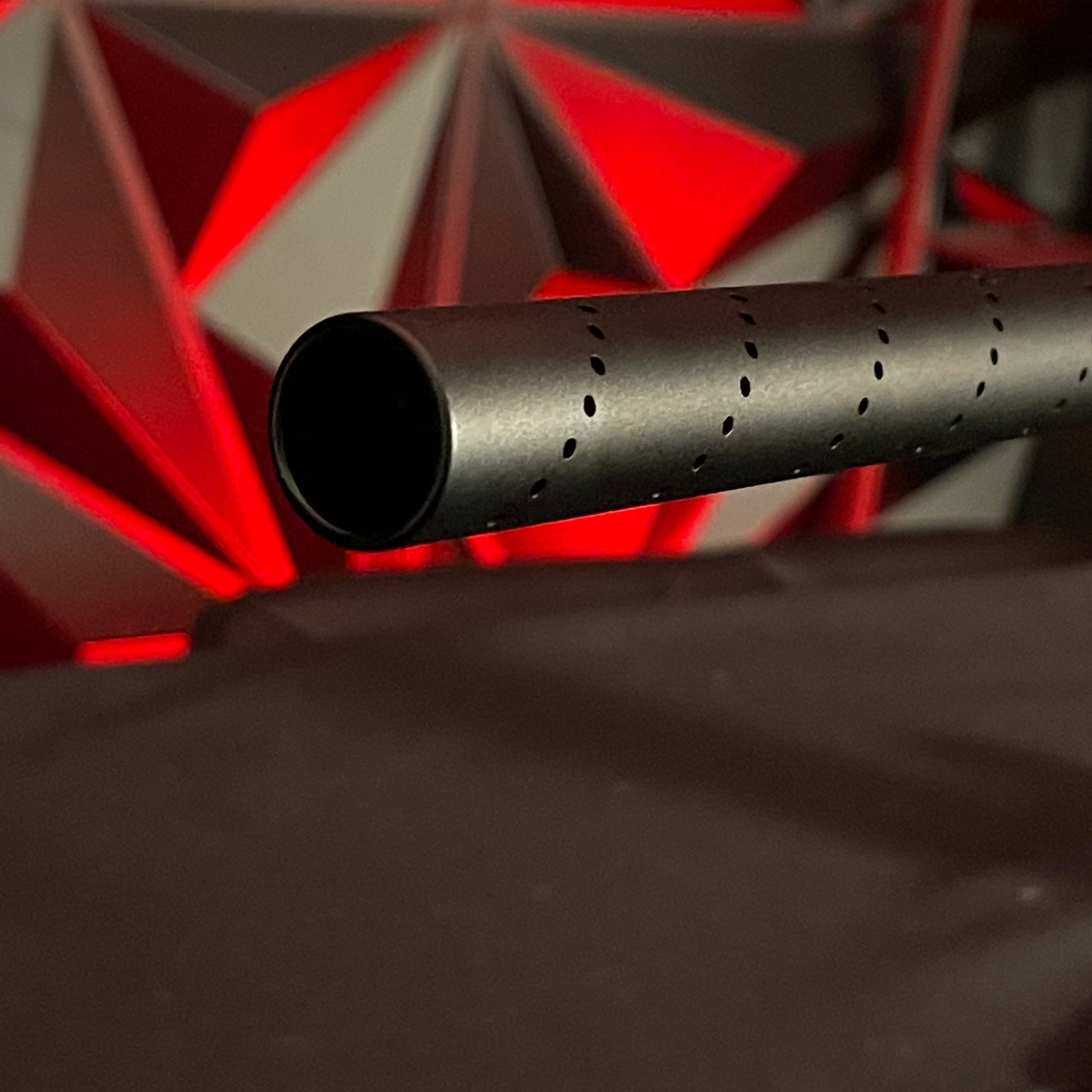 Used DLX Luxe Ice Paintball Gun - Dust Black / Polished Gold w/ Exalt Marker Case