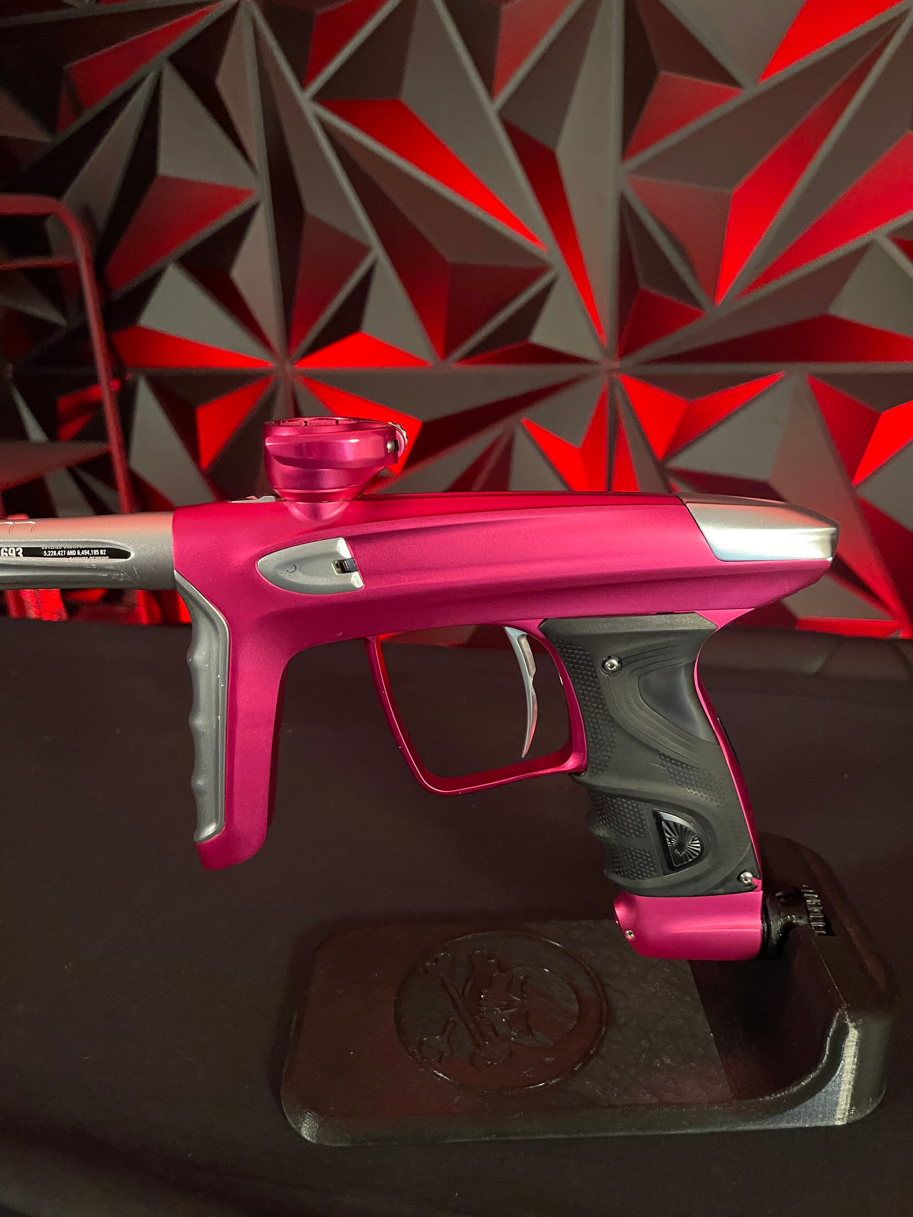 Used DLX TM40 Paintball Gun - Pink/Silver