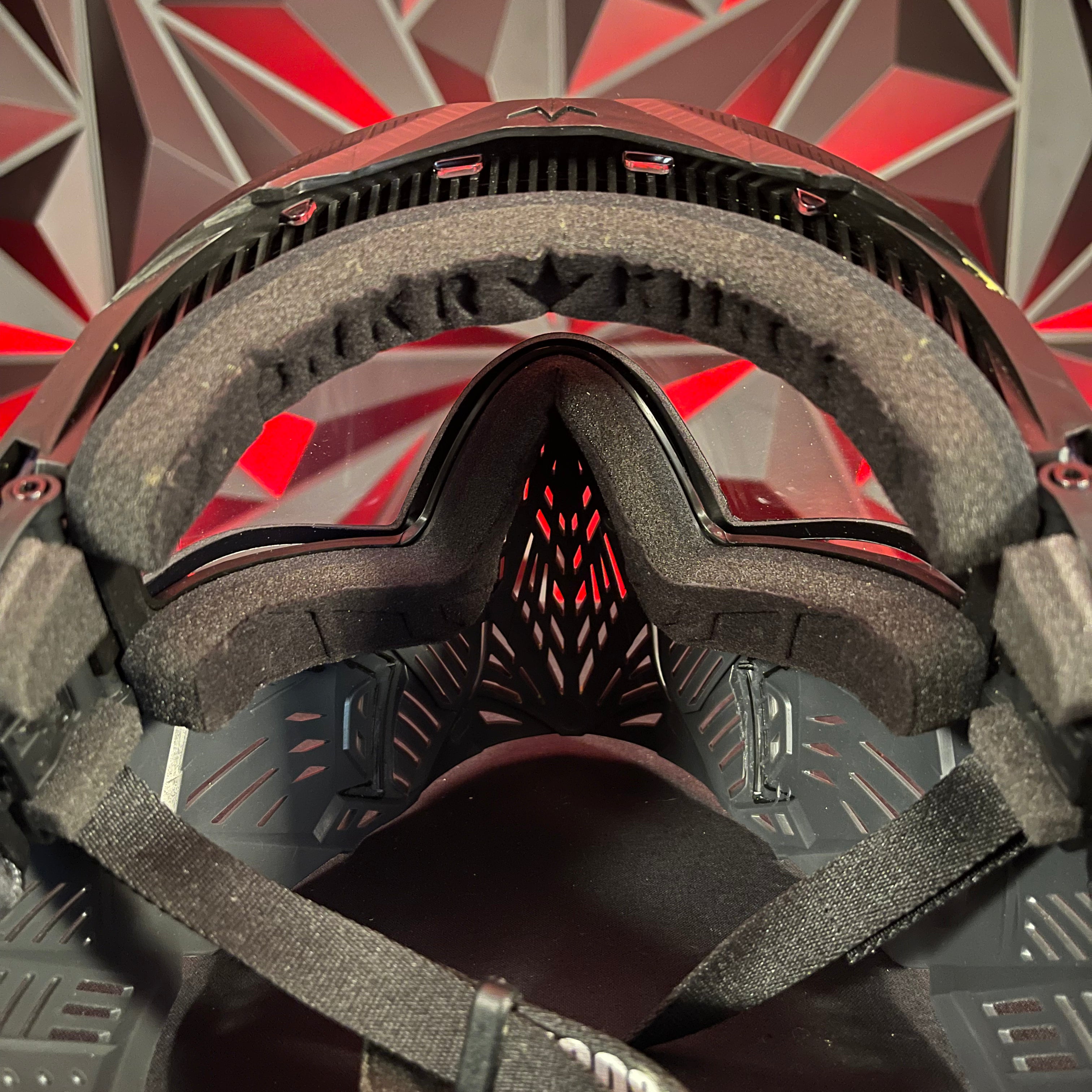 Used Bunker Kings CMD Paintball Mask - Black Carbon w/ HK Army Goggle Case