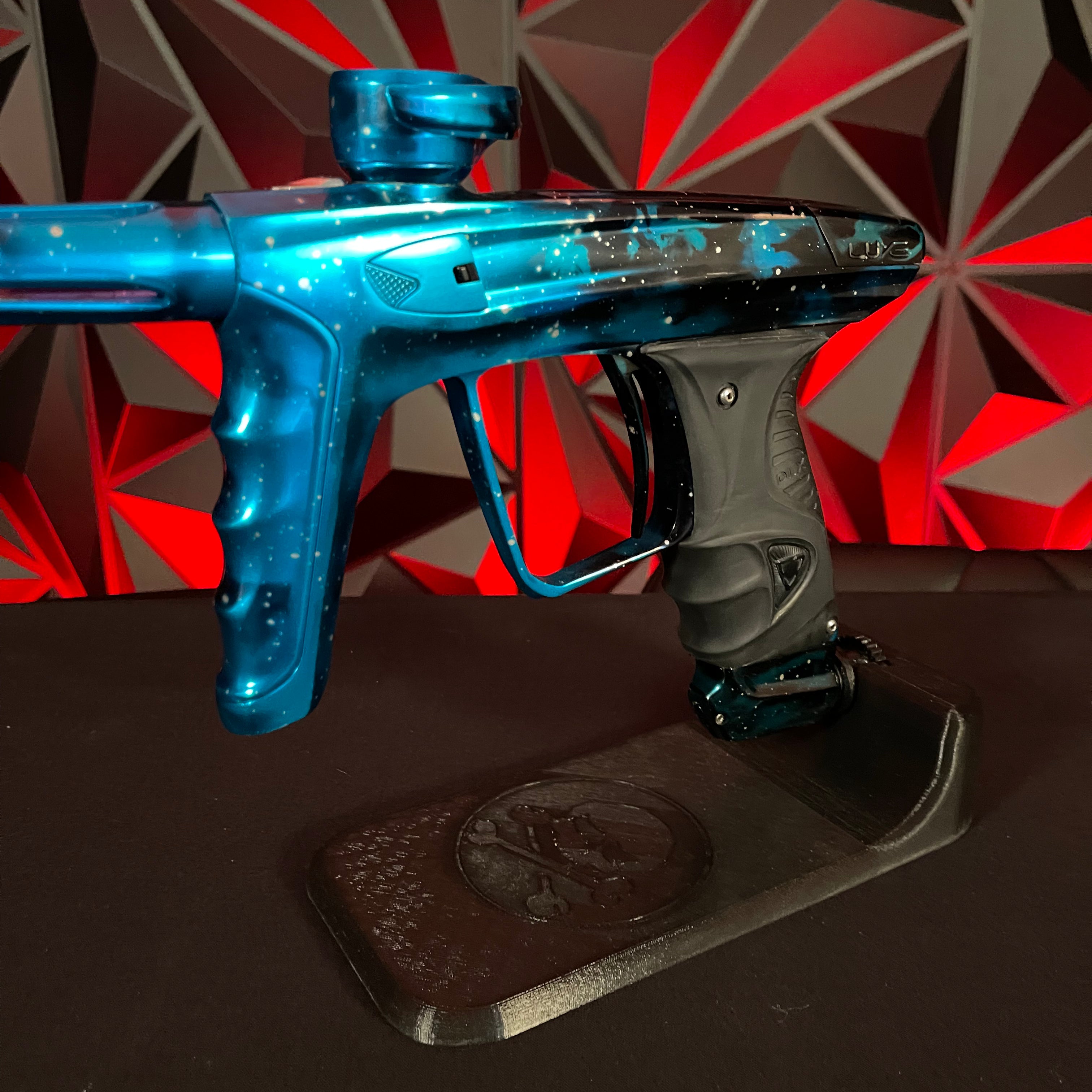 Used DLX Luxe X Paintball Gun - LE Gloss Blue Galaxy