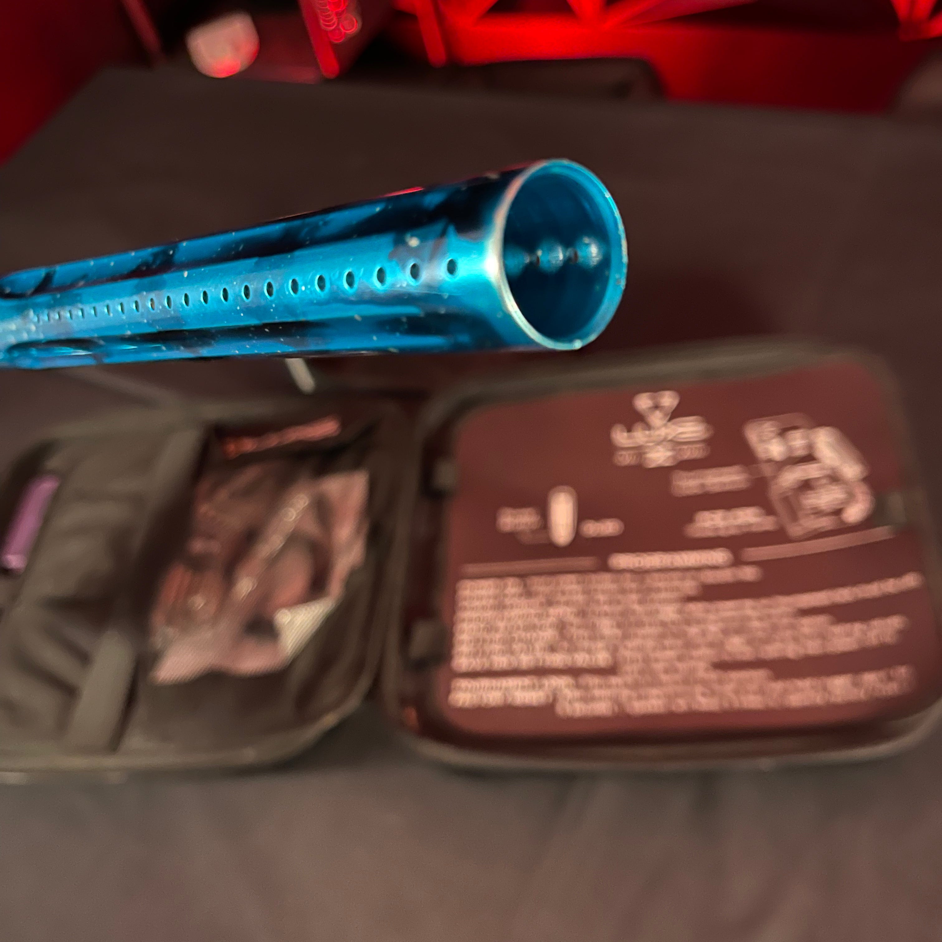 Used DLX Luxe X Paintball Gun - LE Gloss Blue Galaxy