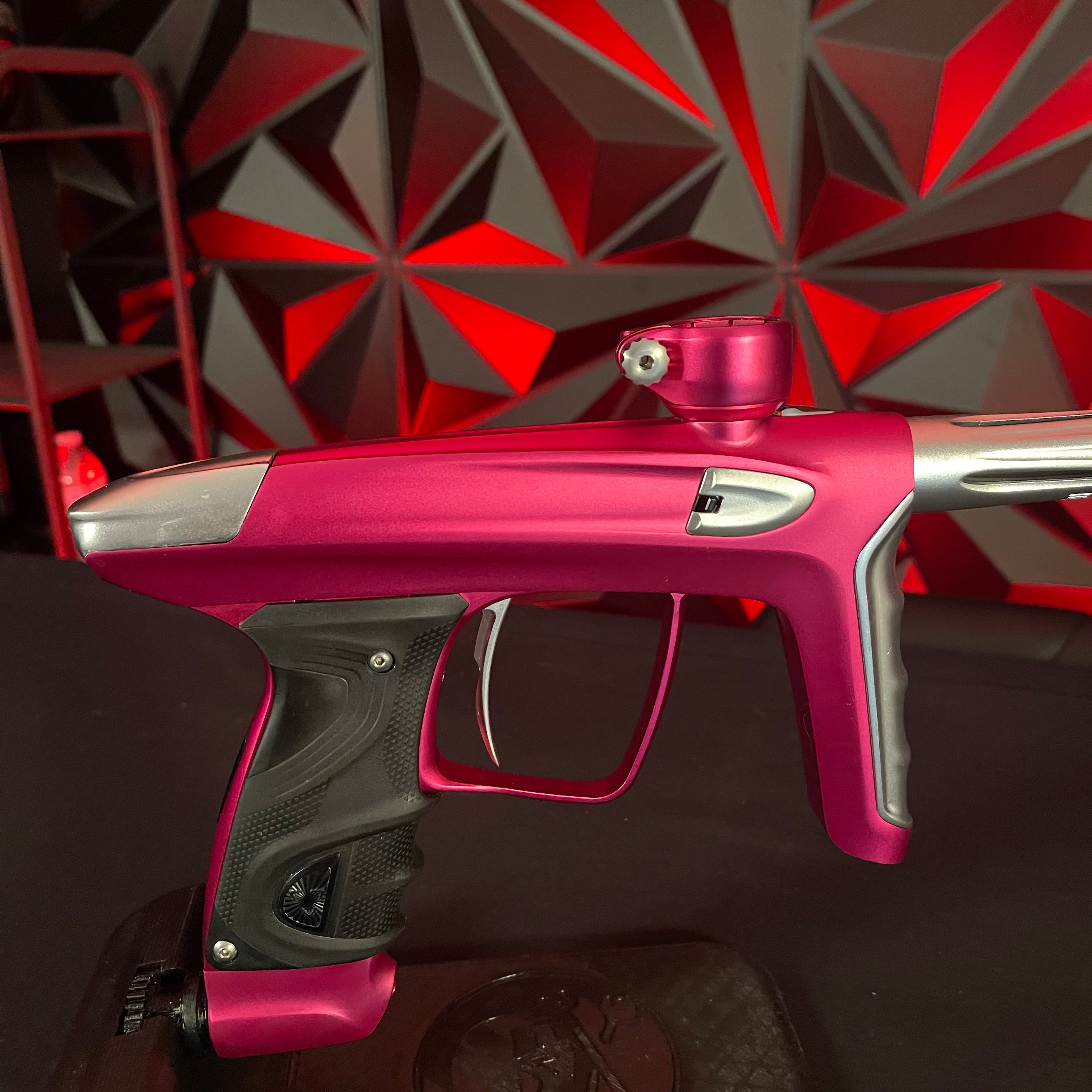Used DLX TM40 Paintball Gun - Pink/Silver