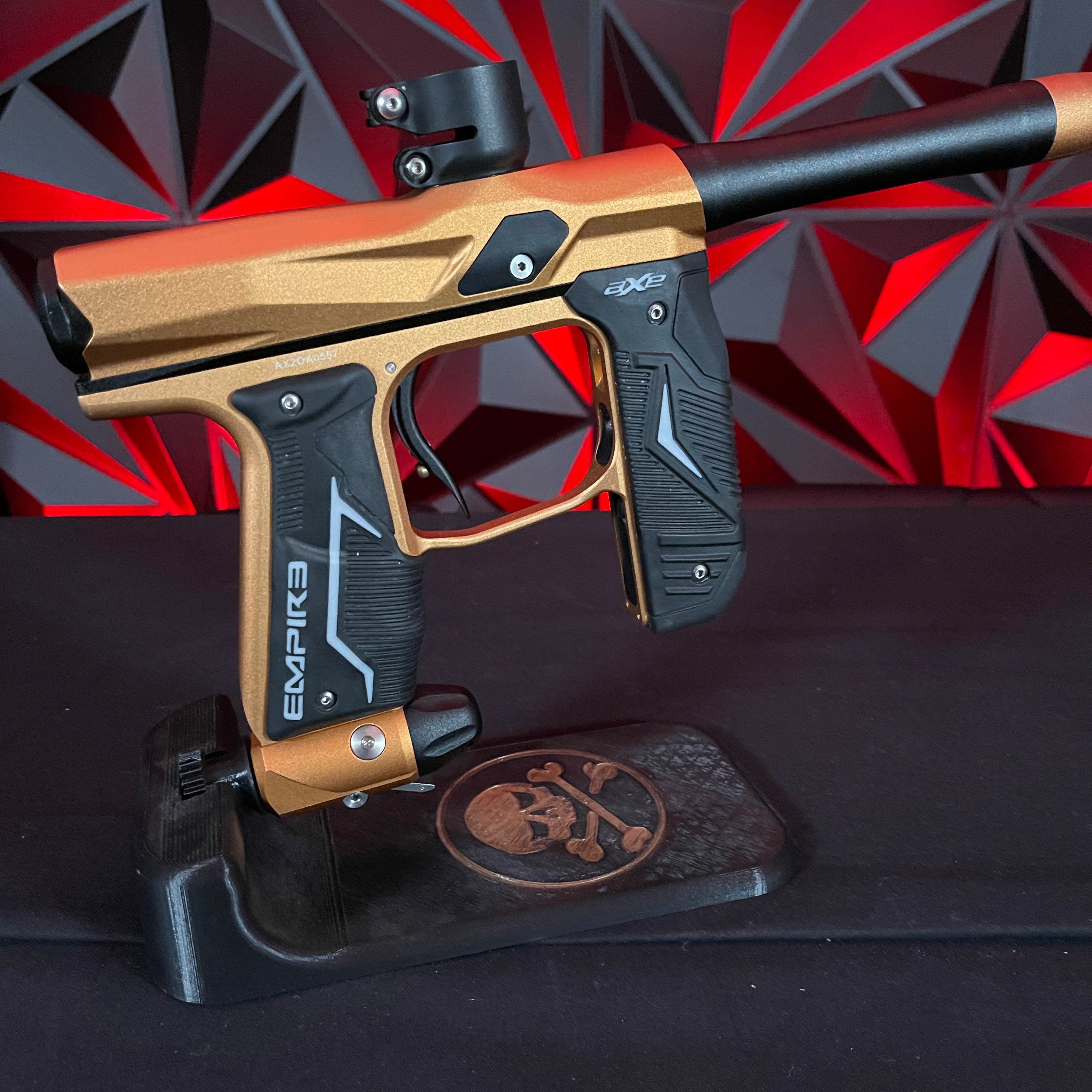 Used Empire Axe 2.0 Paintball Gun - Dust Orange / Dust Black w/ HK Army Exo Case 2.0