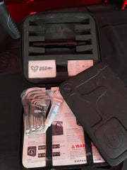 Used Dye M3S Paintball Gun - Grey/Black Fade w/Flex Face Bolt, Deuce Trigger, Slaps ASA, MOSAir Charging Pad